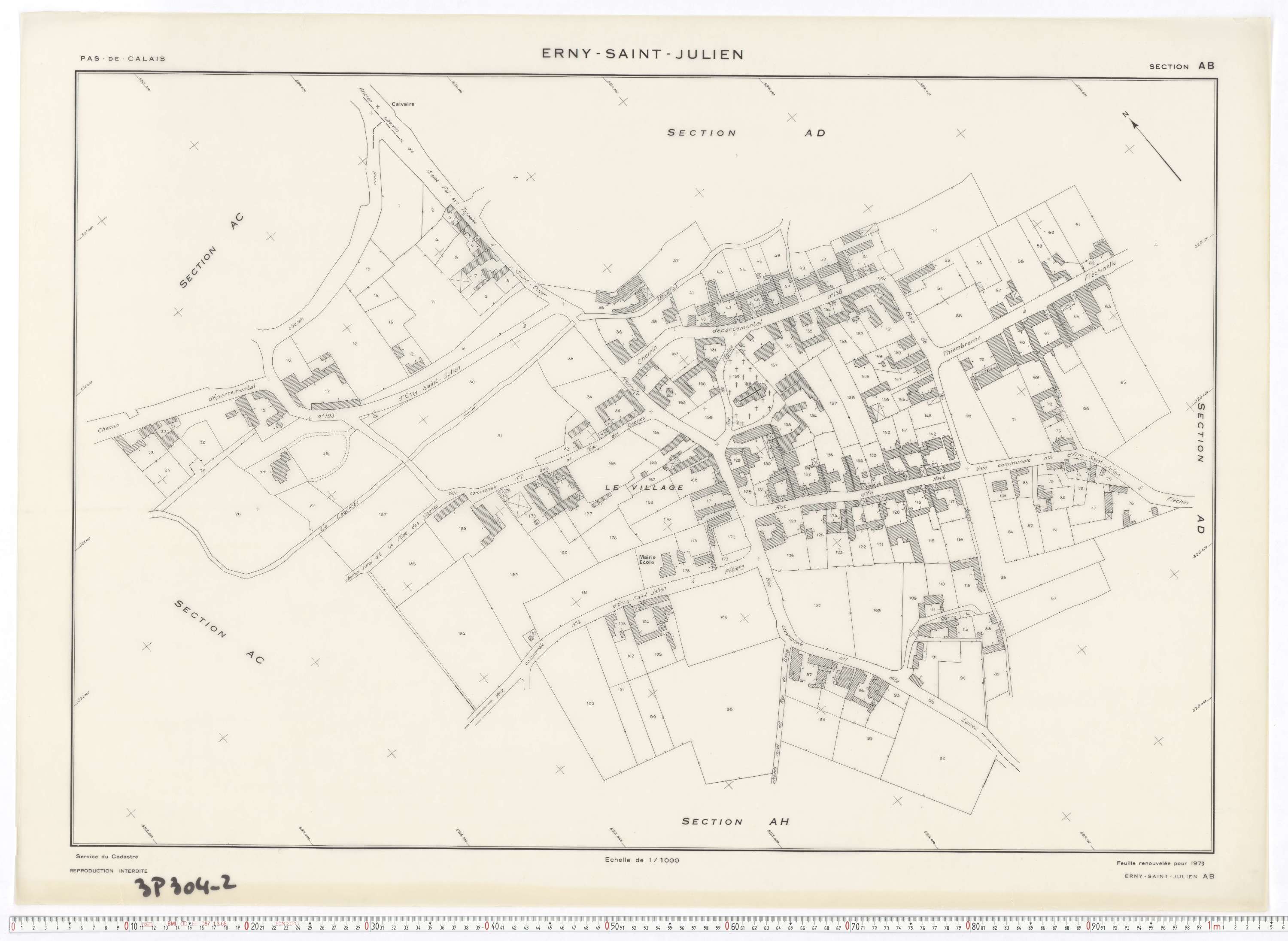 Erny-Saint-Julien - Section AB.