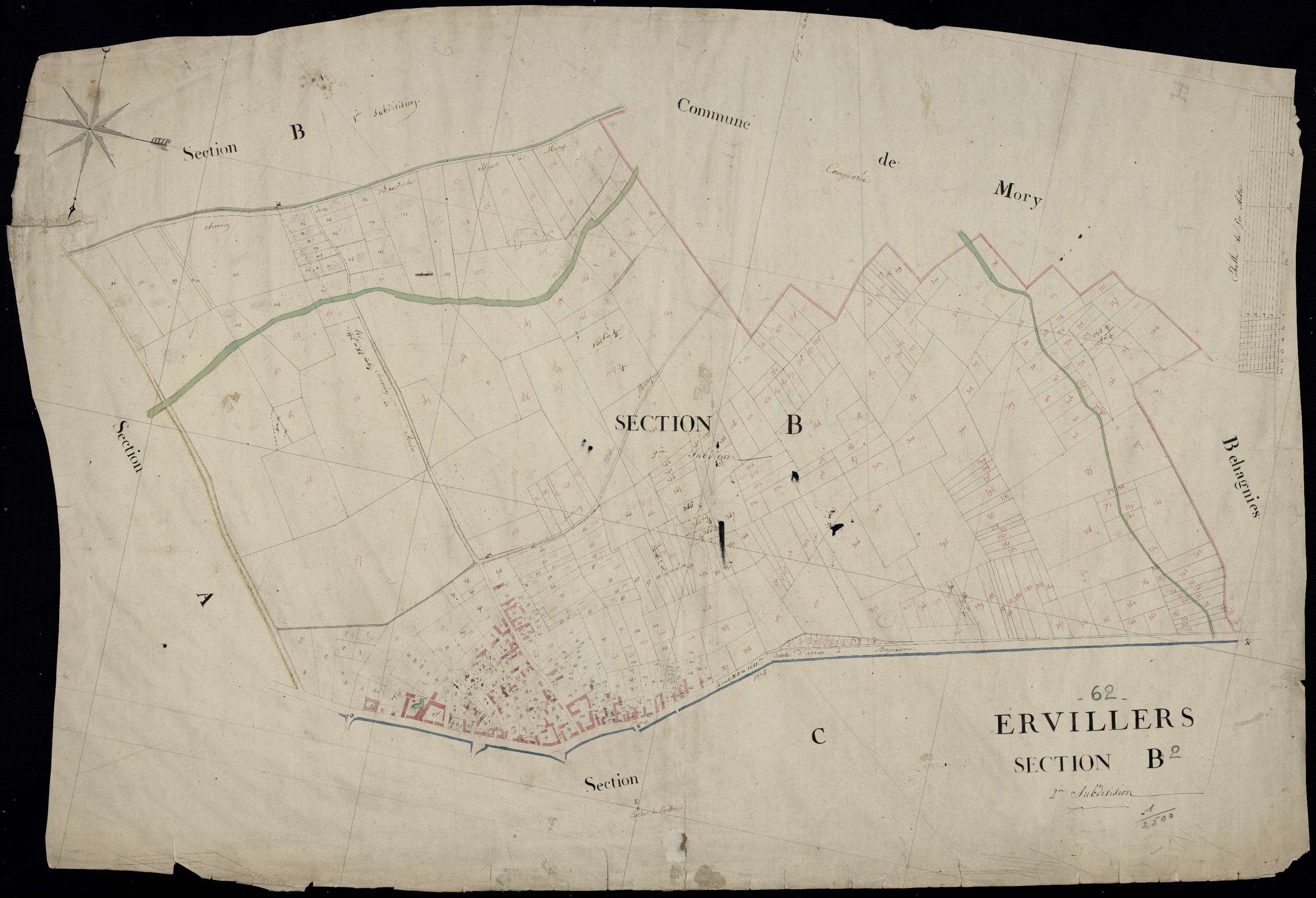 Ervillers - Section B, 2e feuille