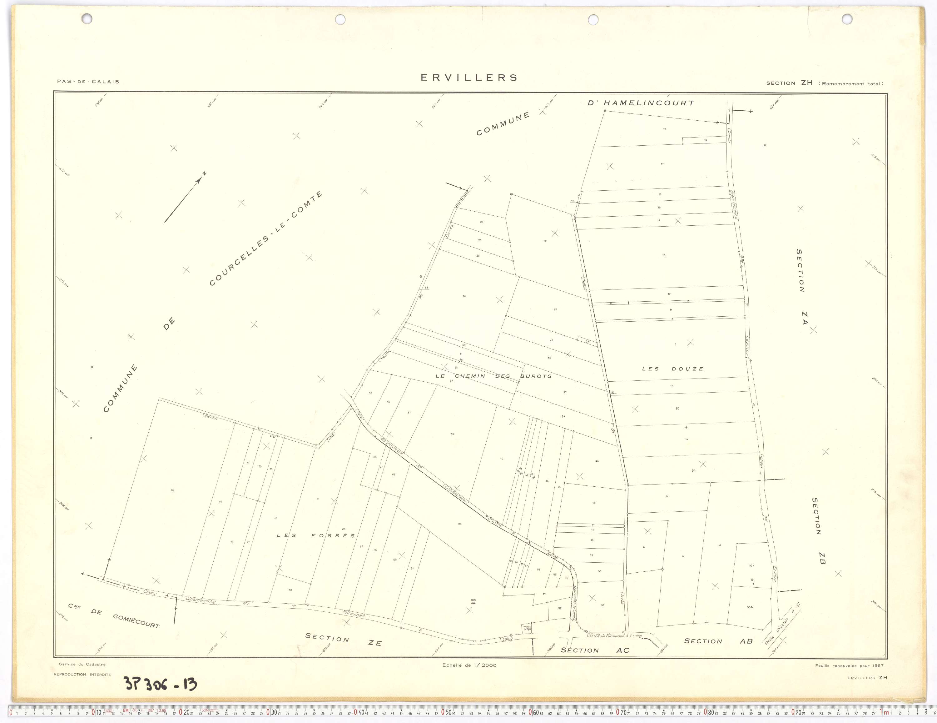 Ervillers - Section ZH.