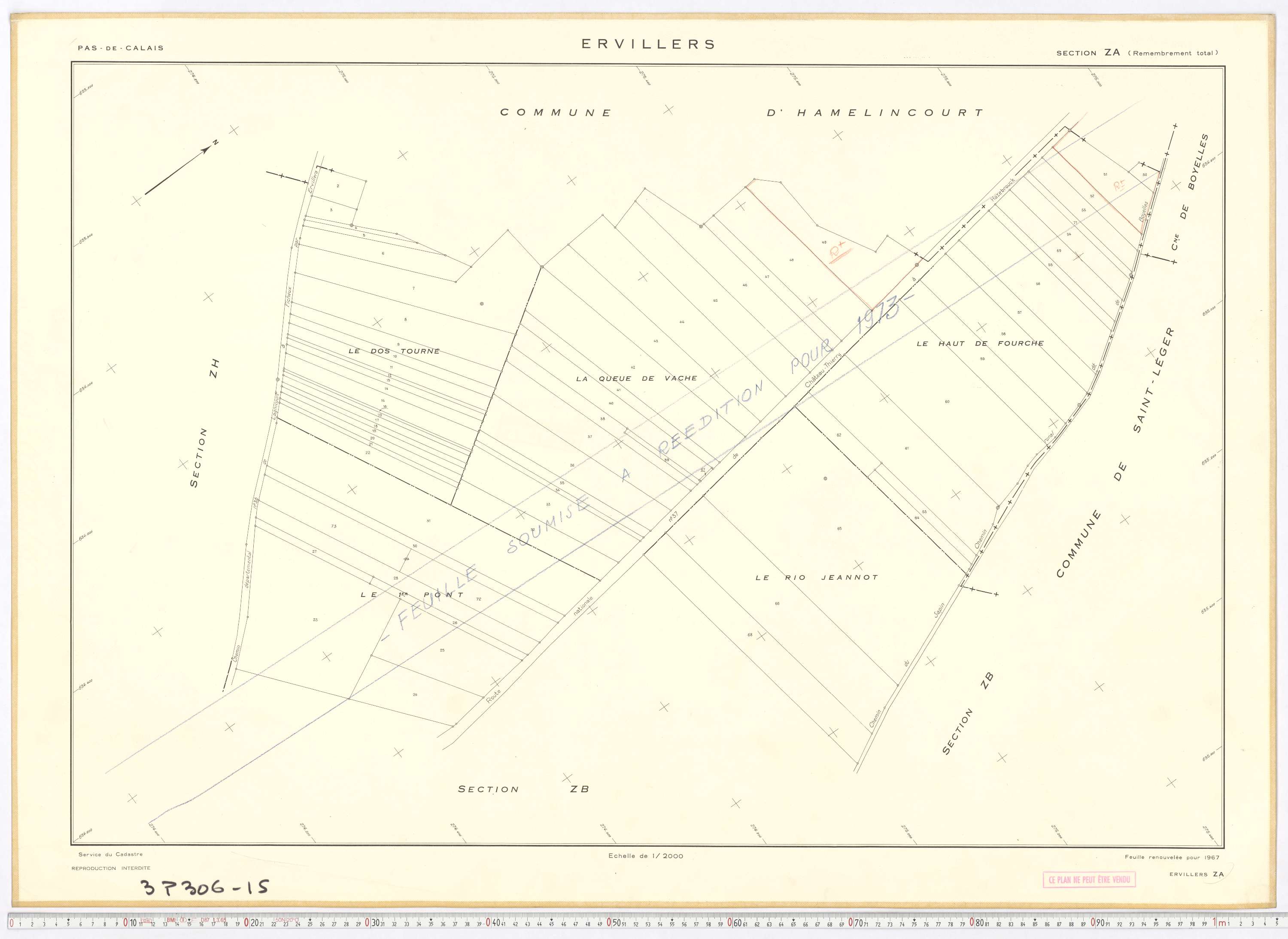 Ervillers - Section ZA.