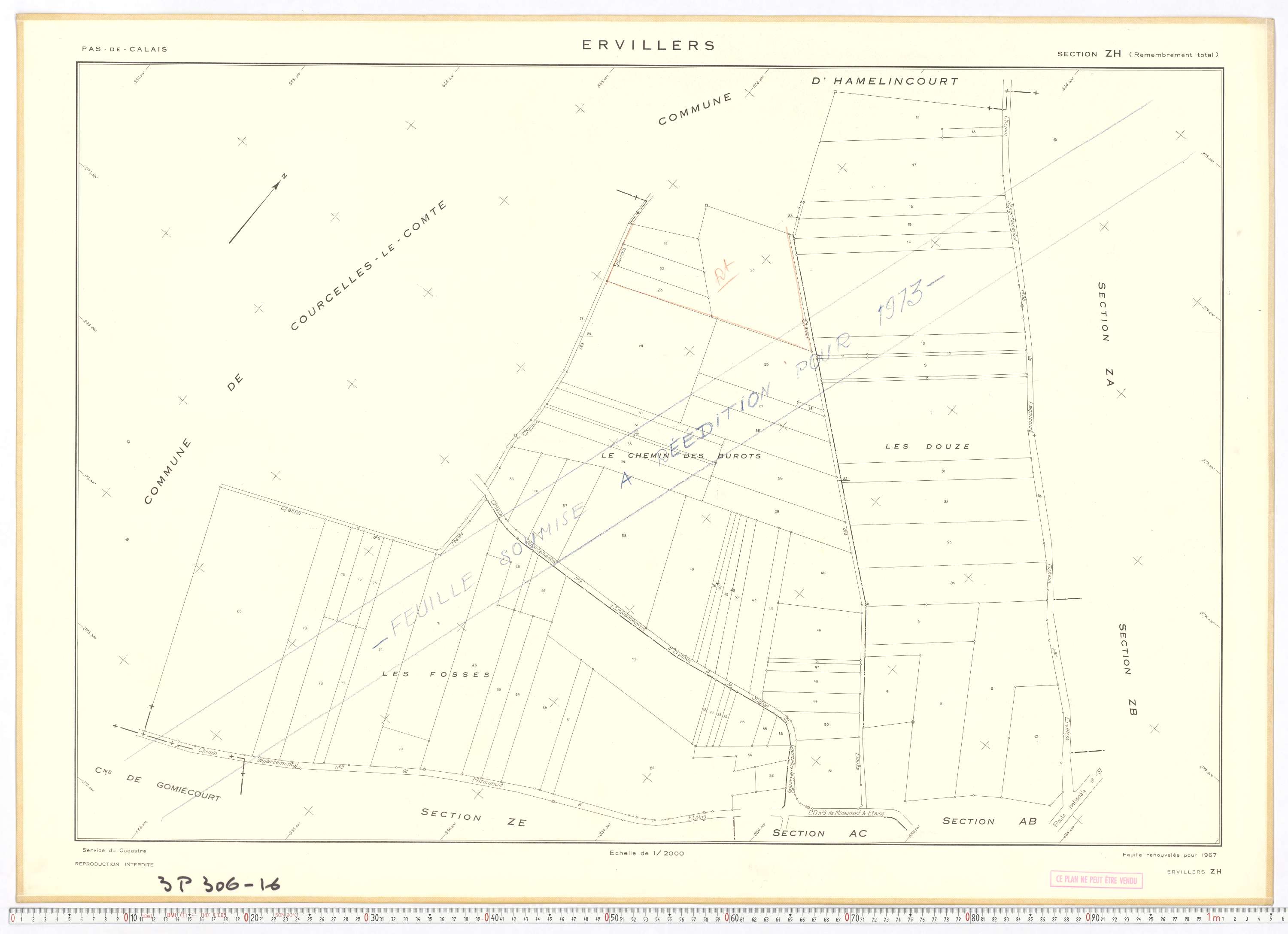 Ervillers - Section ZH.