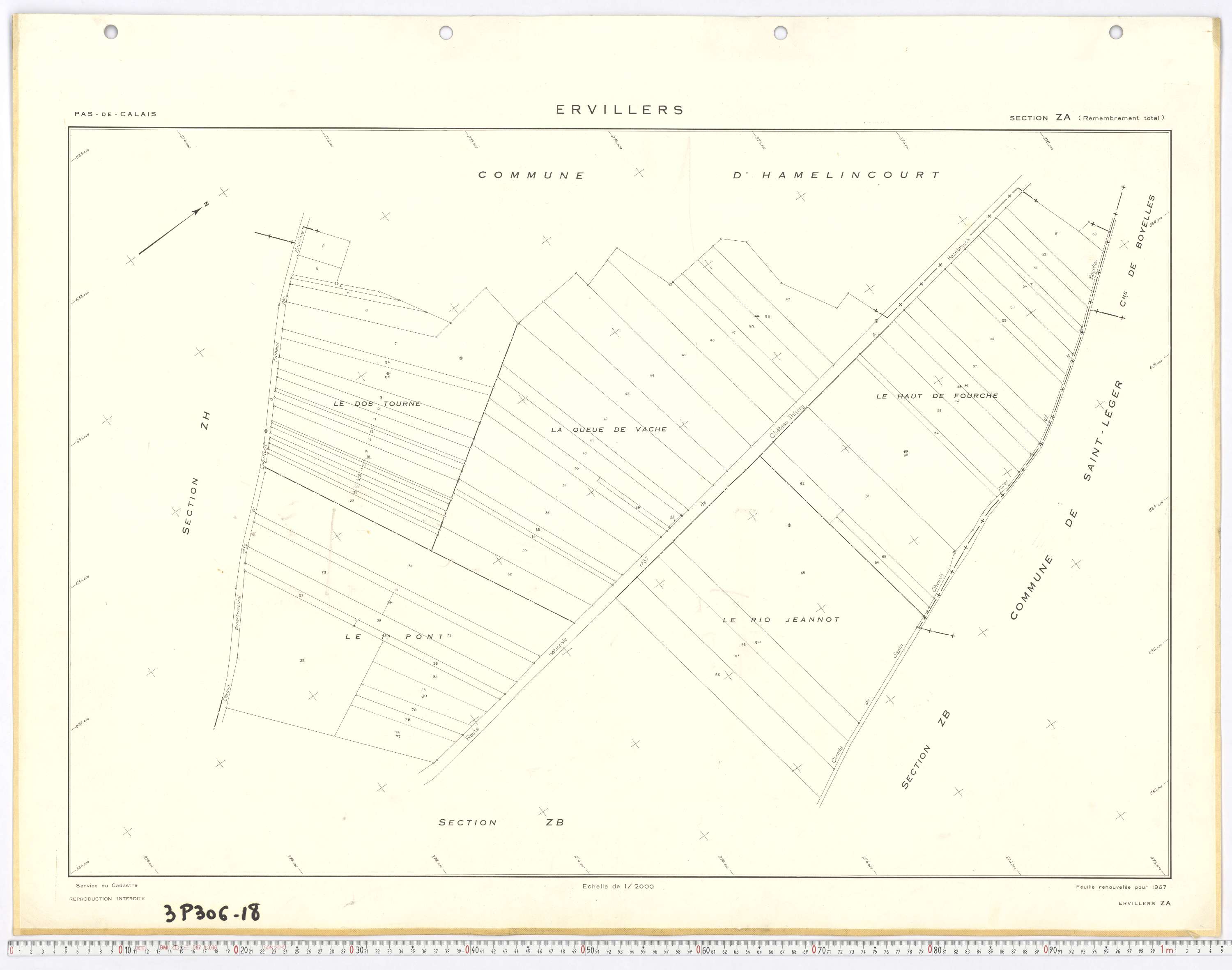 Ervillers - Section ZA.