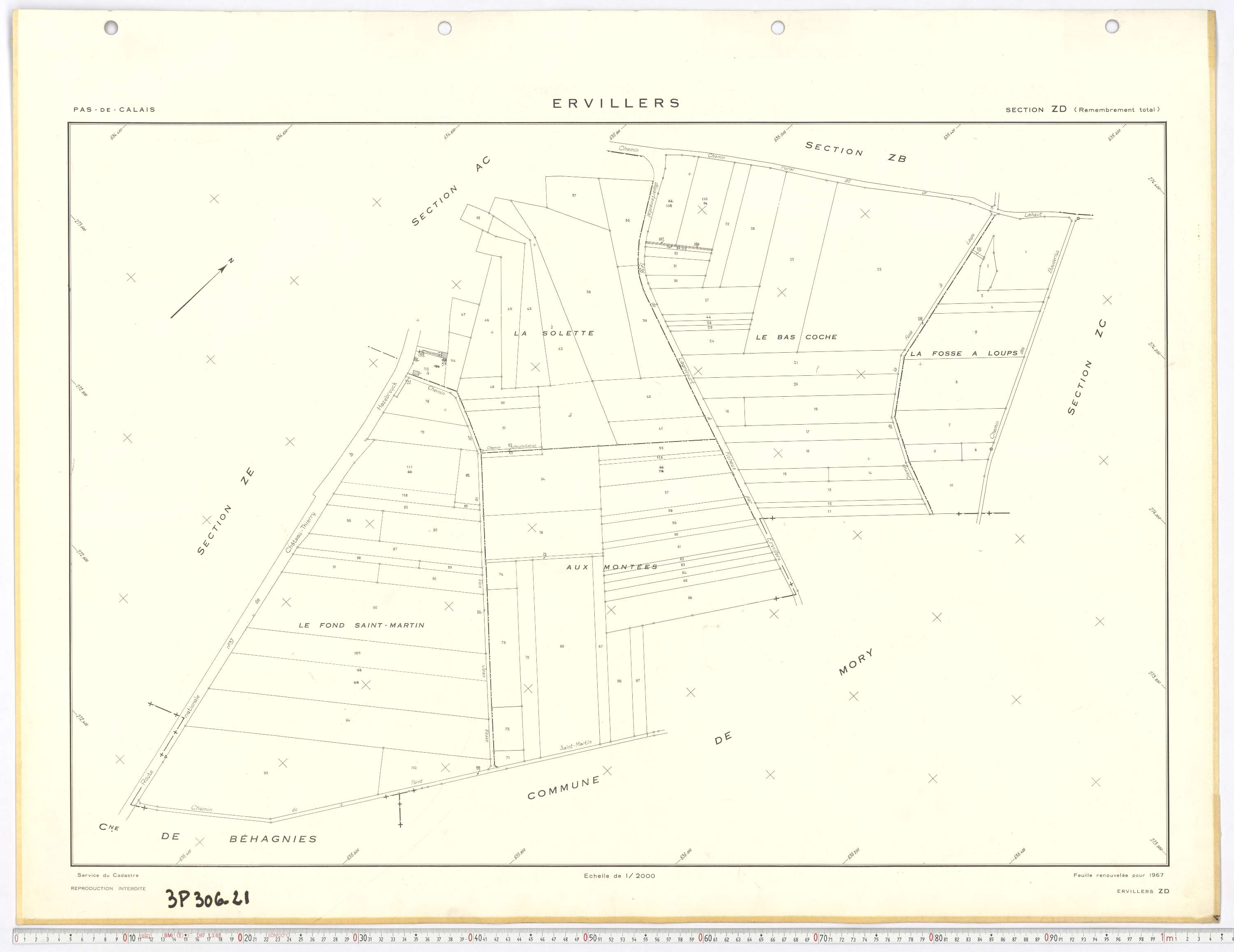 Ervillers - Section ZD.