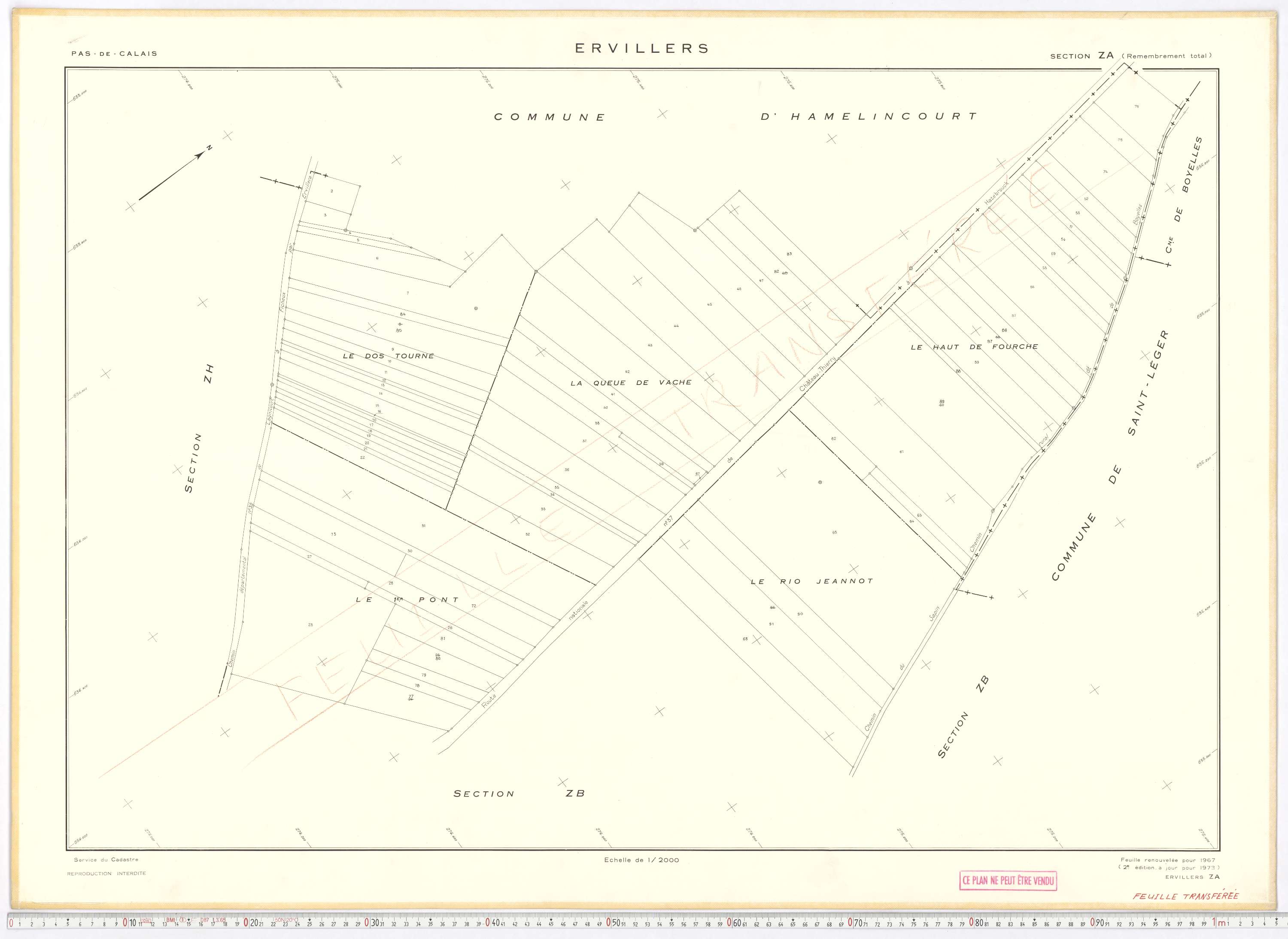 Ervillers - Section ZA.