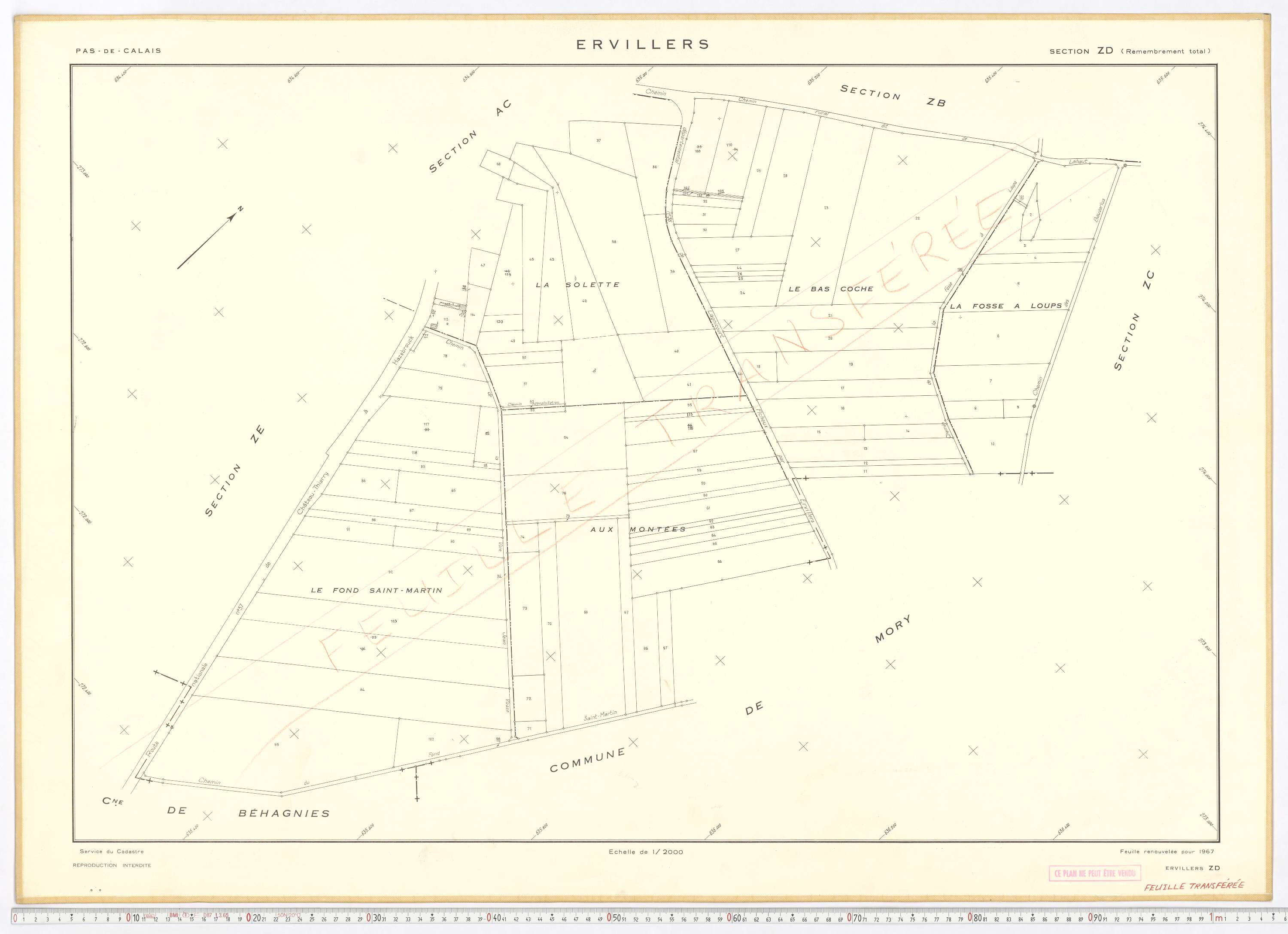 Ervillers - Section ZD.