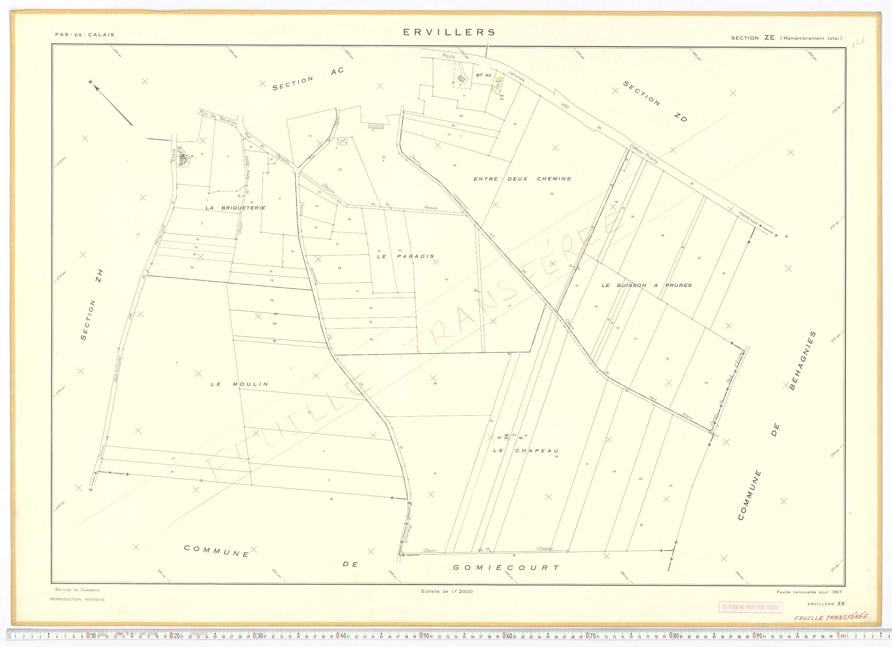Ervillers - Section ZE.