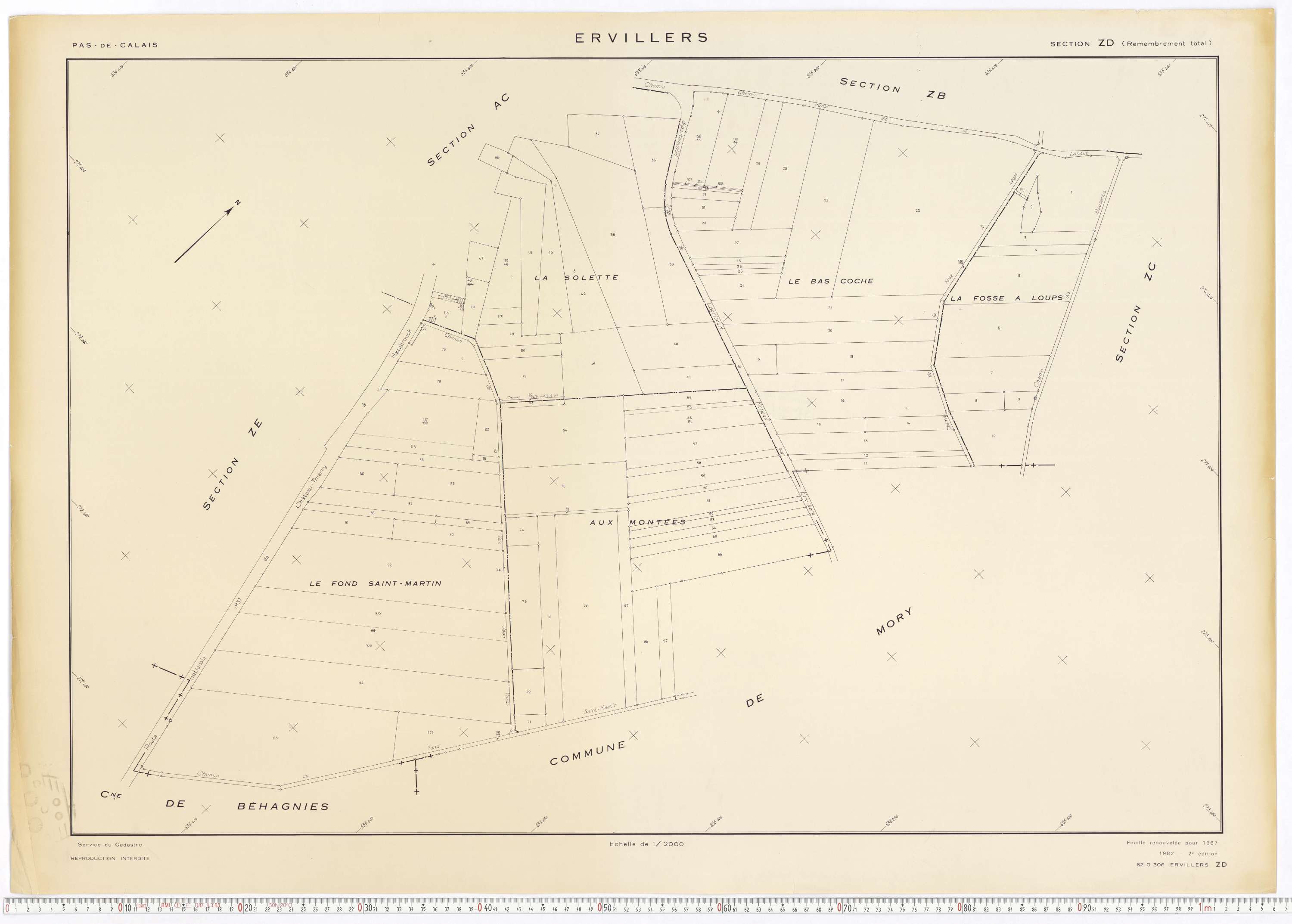 Ervillers - Section ZD.