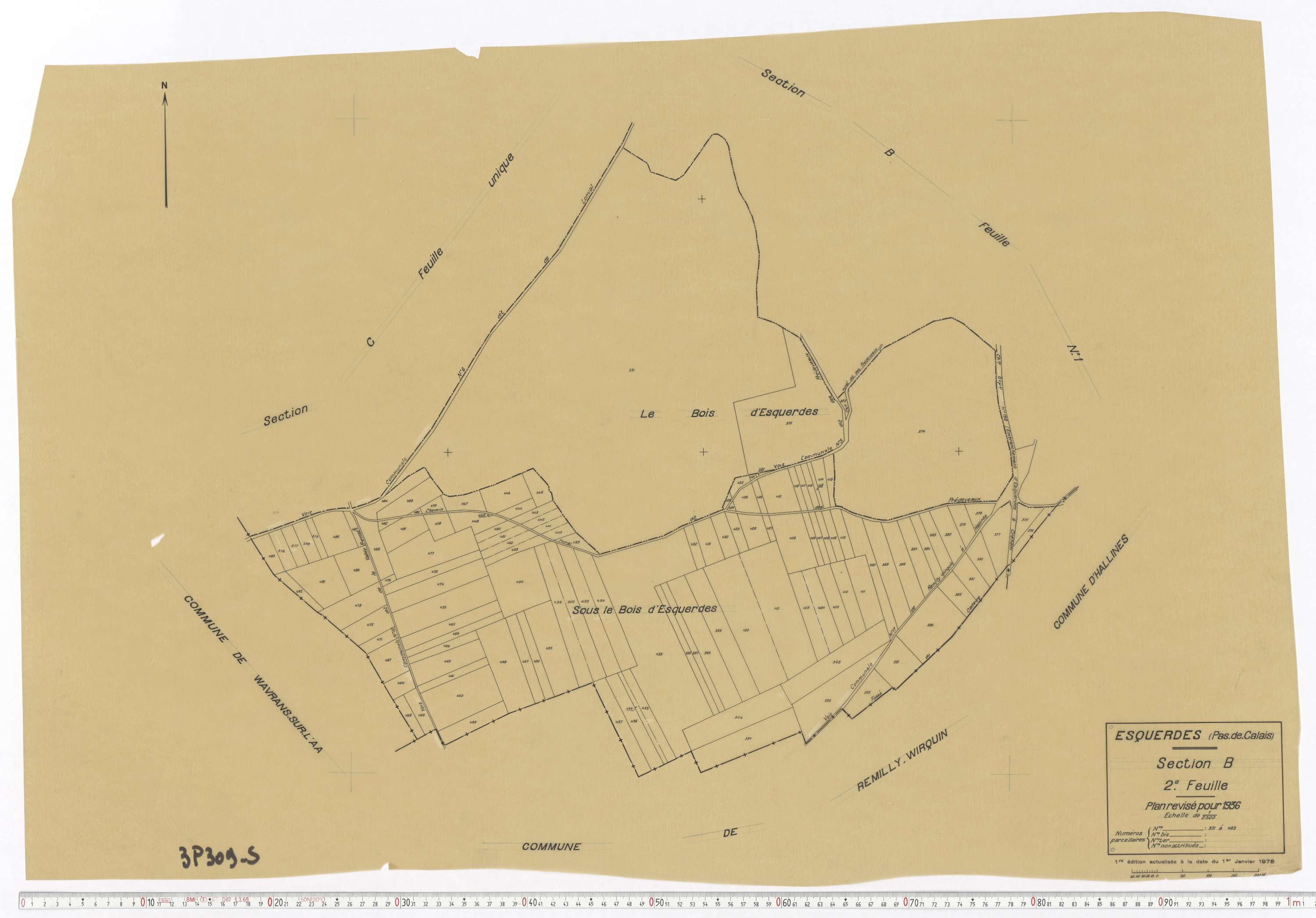 Esquerdes - Section B, feuille 2.