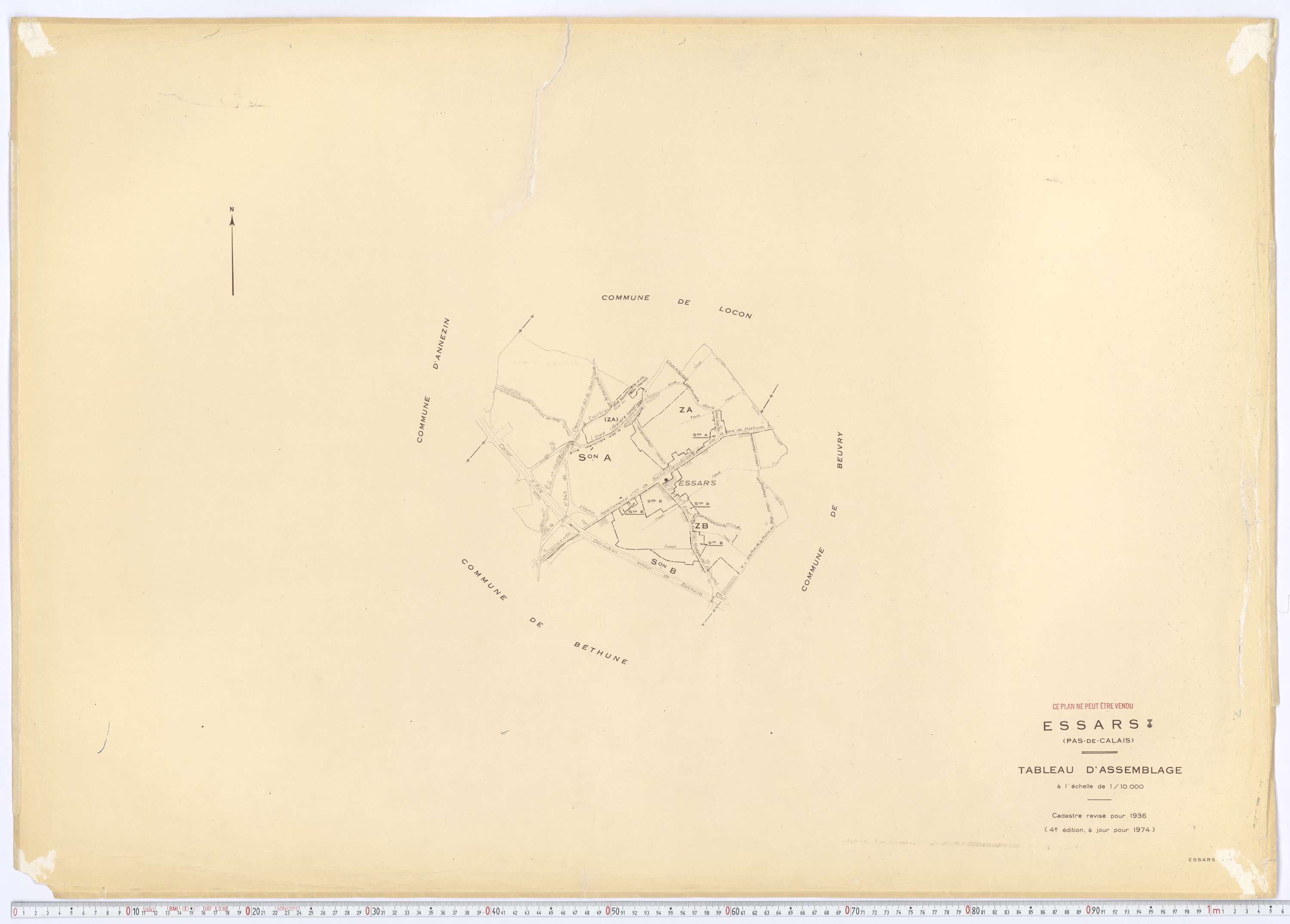 Essars - Tableau d'assemblage.