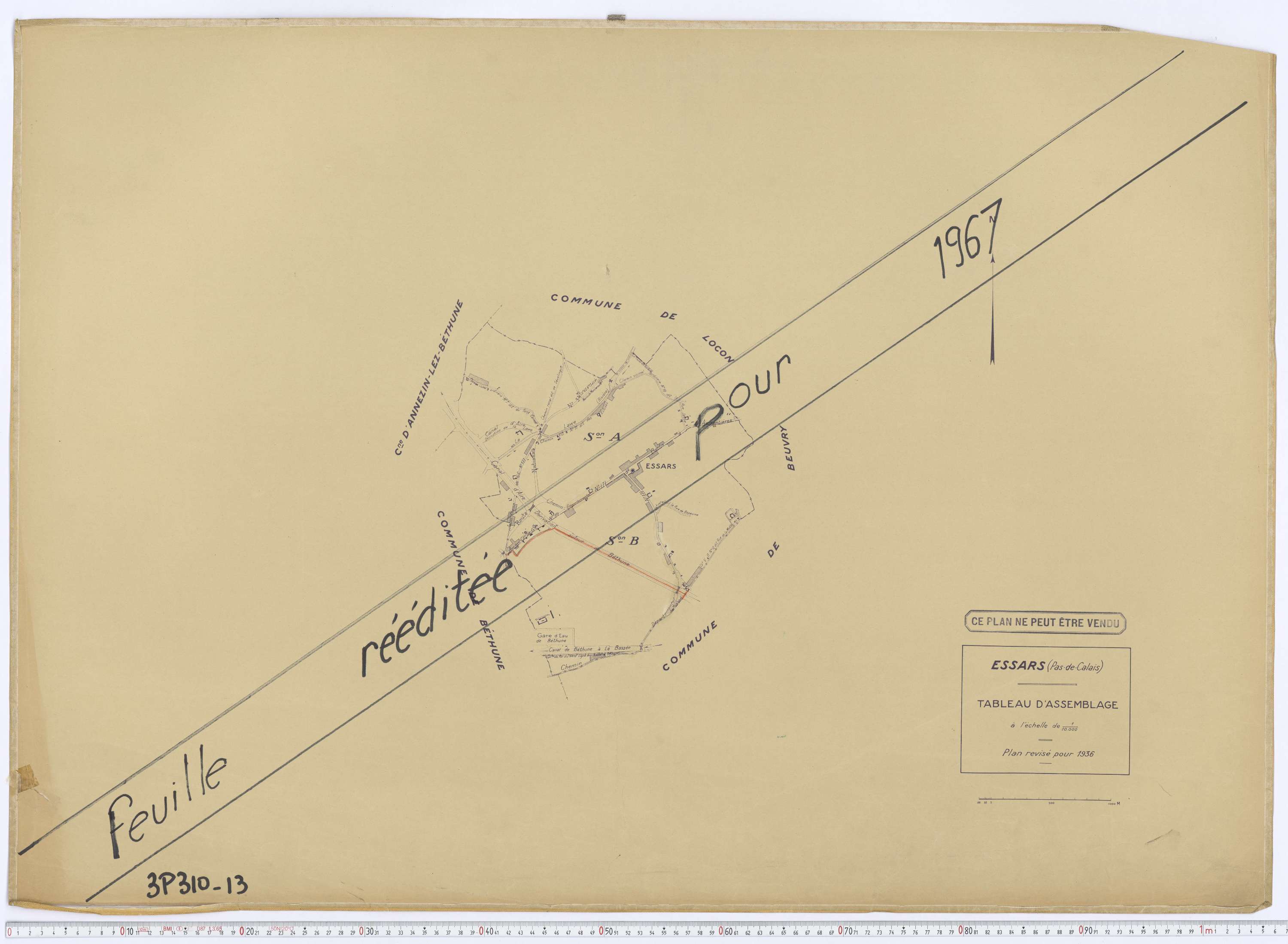 Essars - Tableau d'assemblage.