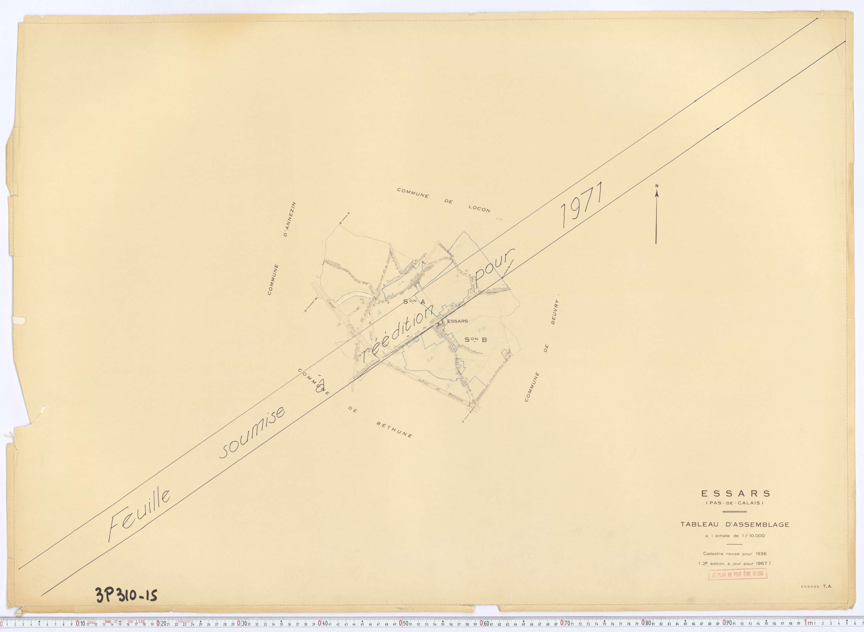 Essars - Tableau d'assemblage.