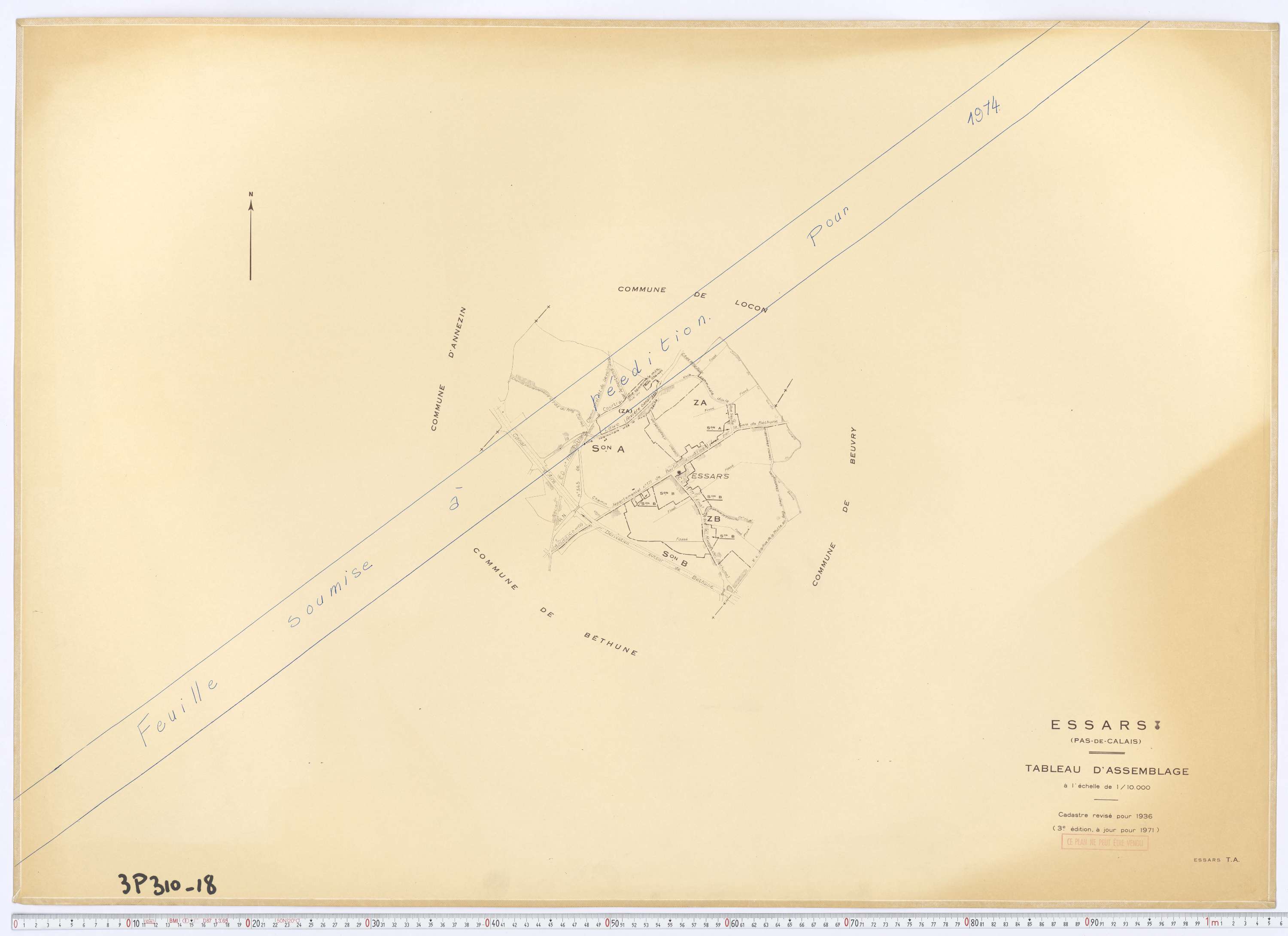 Essars - Tableau d'assemblage.