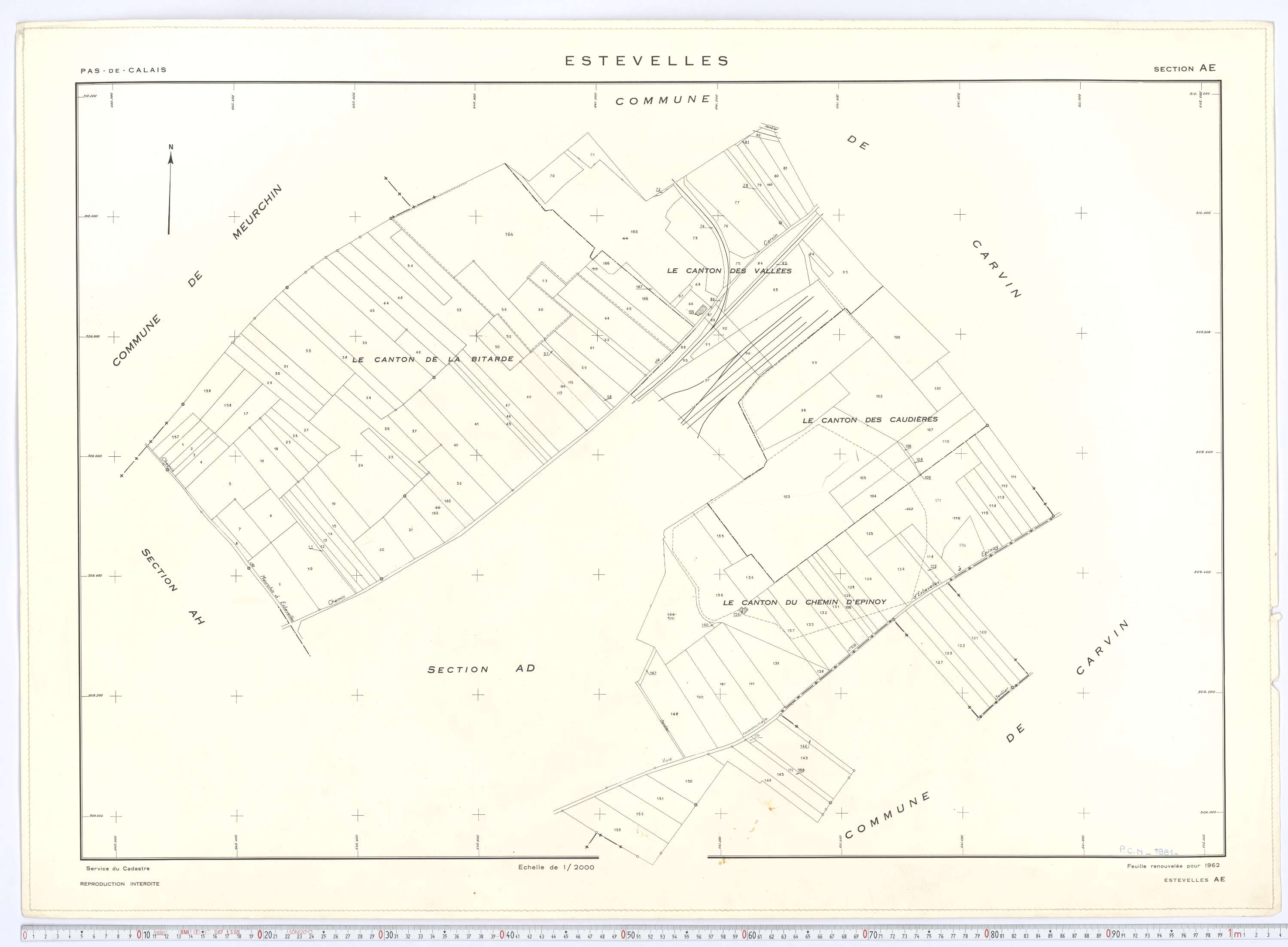 Estevelles - Section AE.