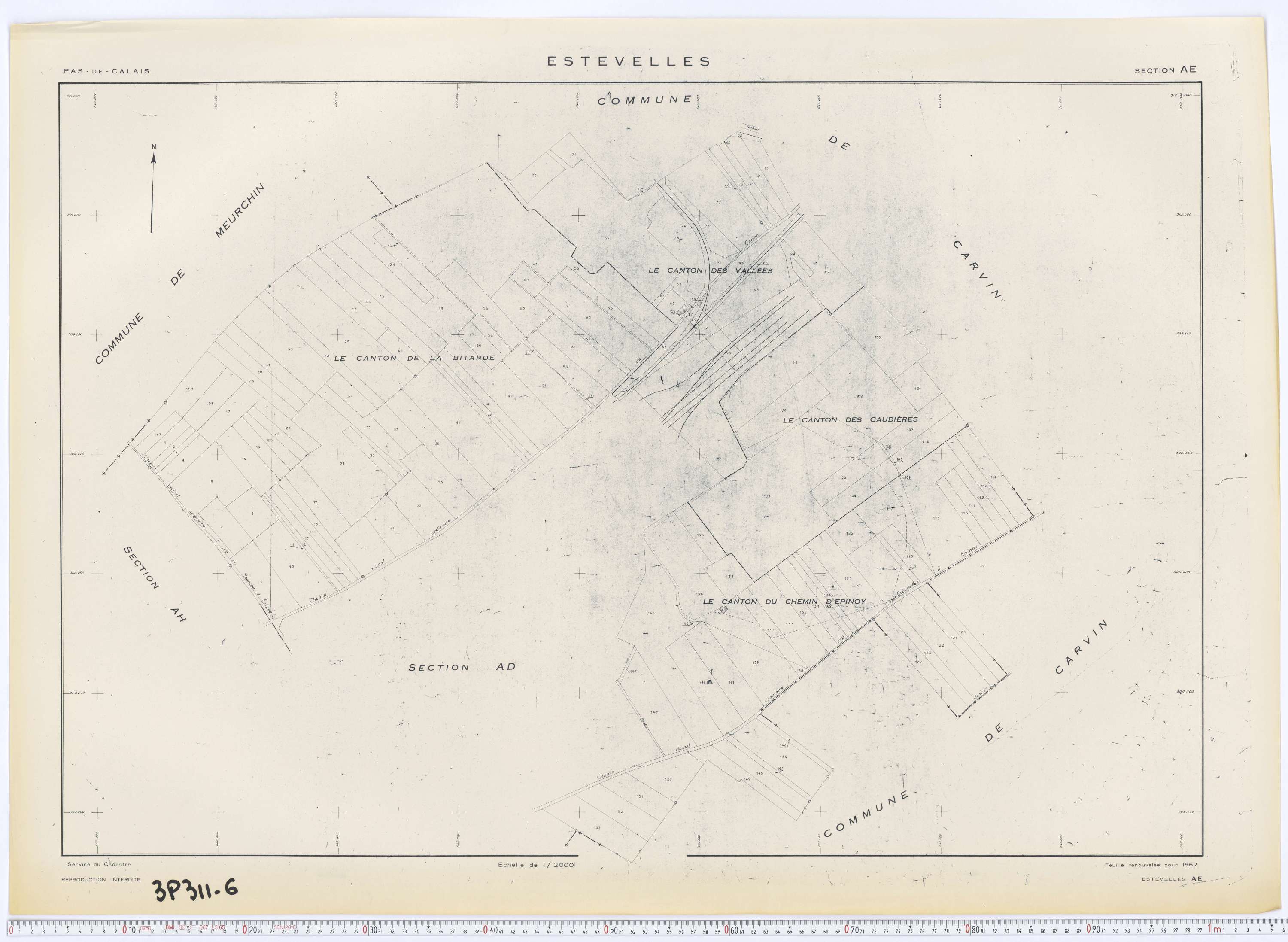 Estevelles - Section AE.