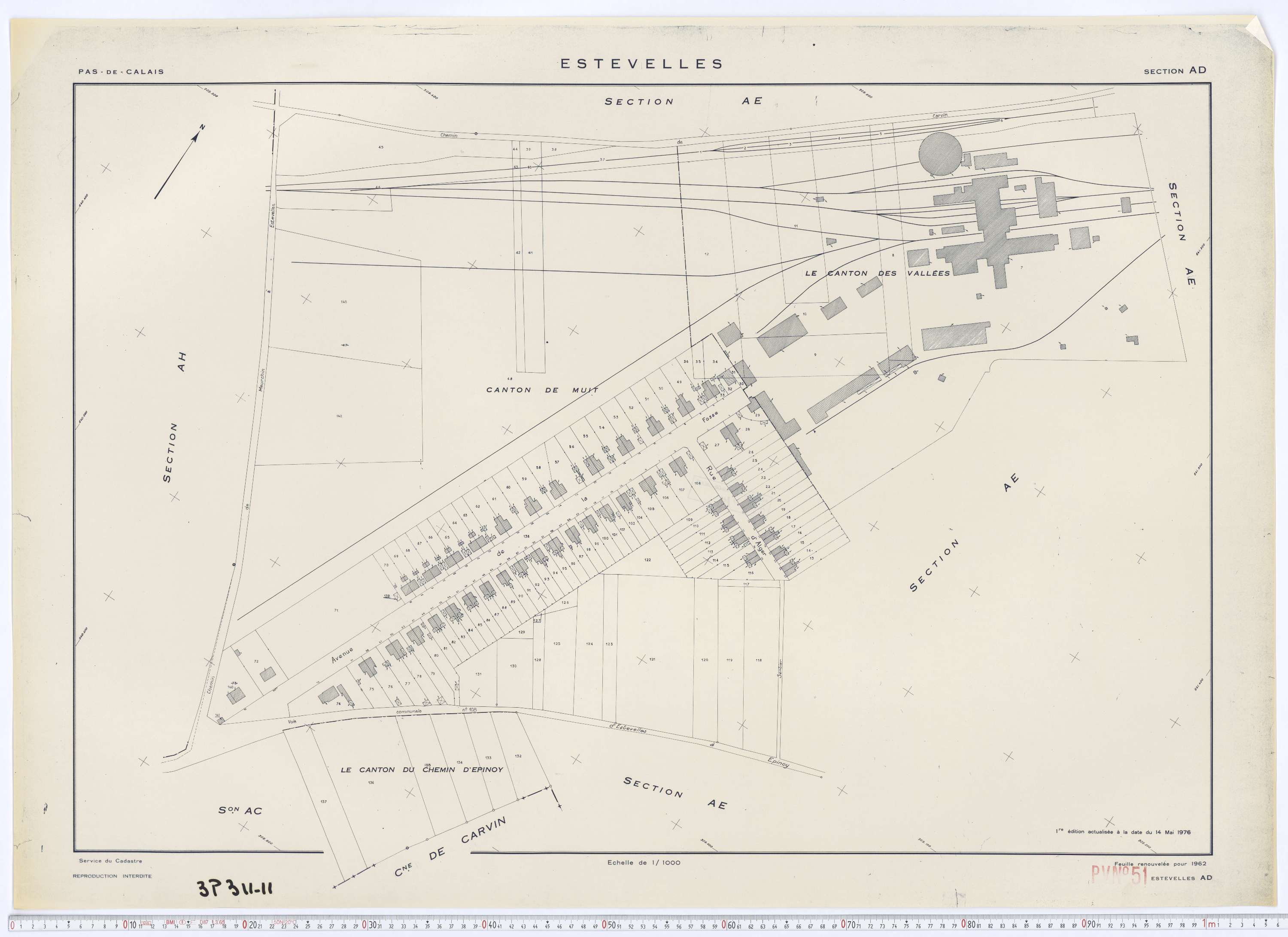 Estevelles - Section AD.