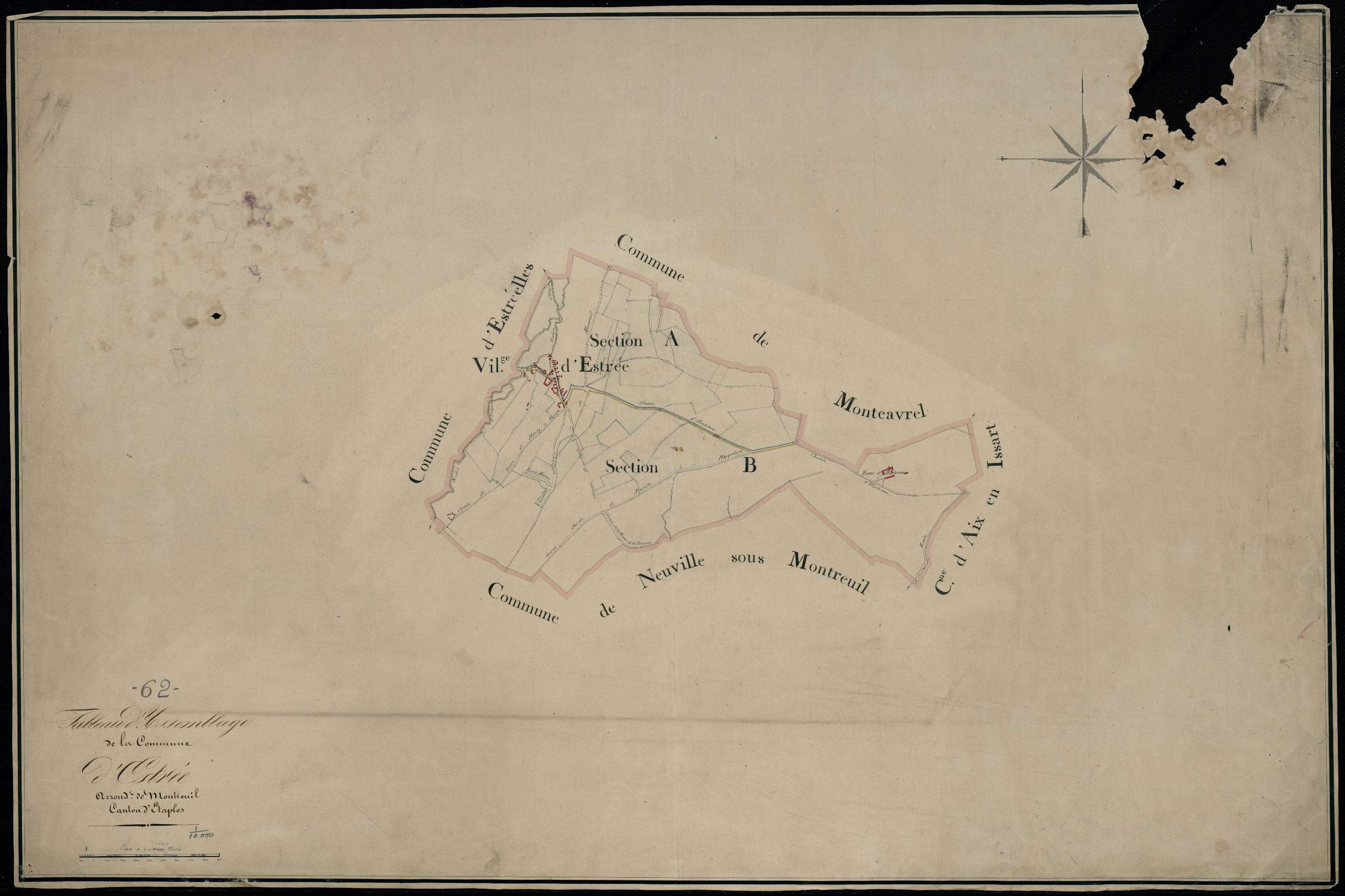Estrée - Tableau d'assemblage