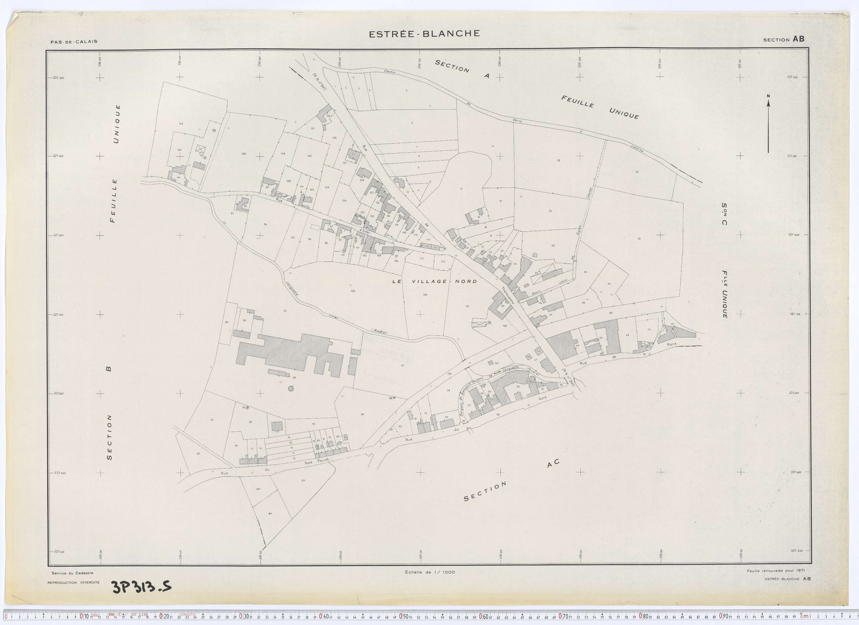 Estrée - Section AB.