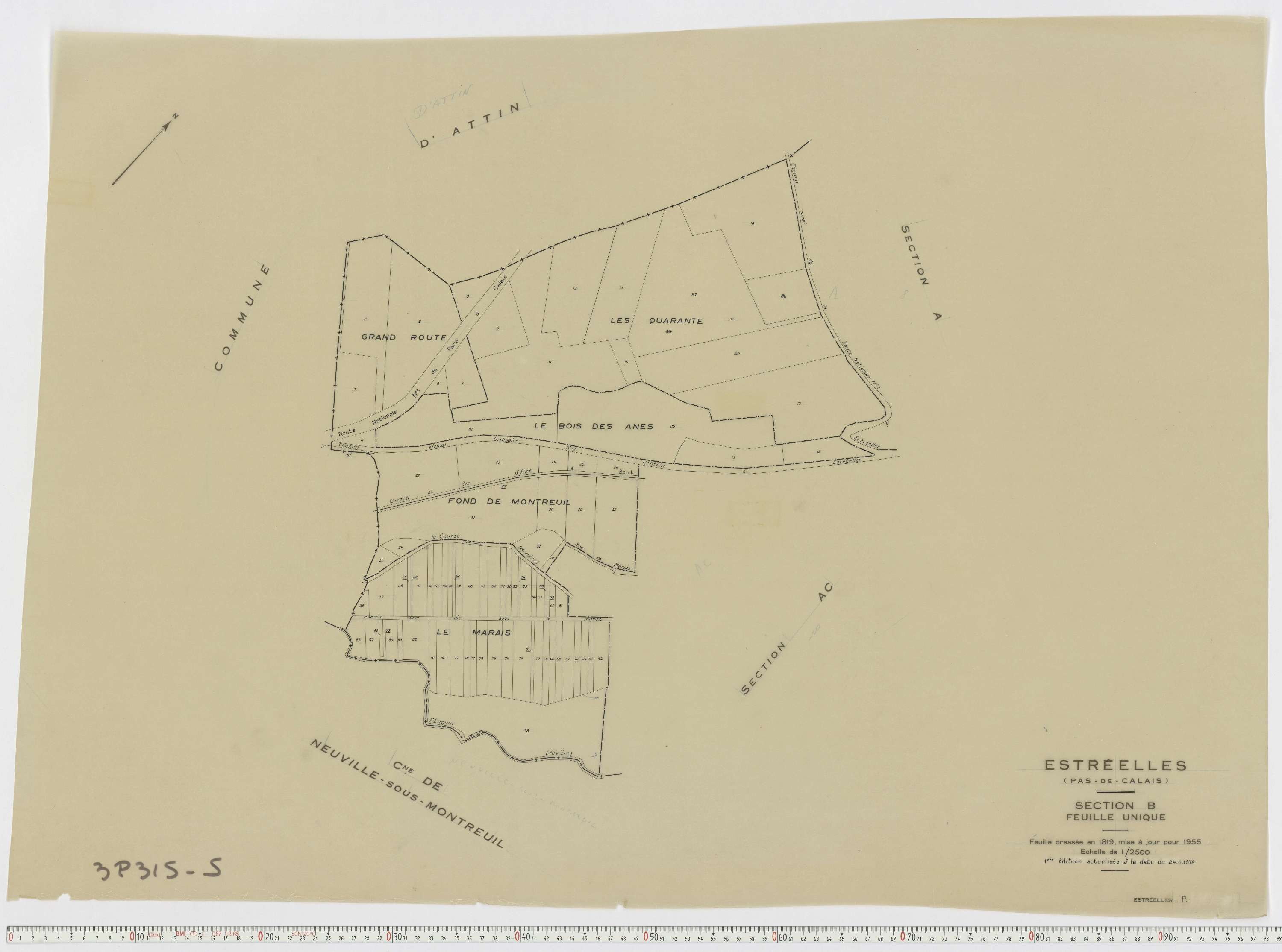 Estrée - Section B.