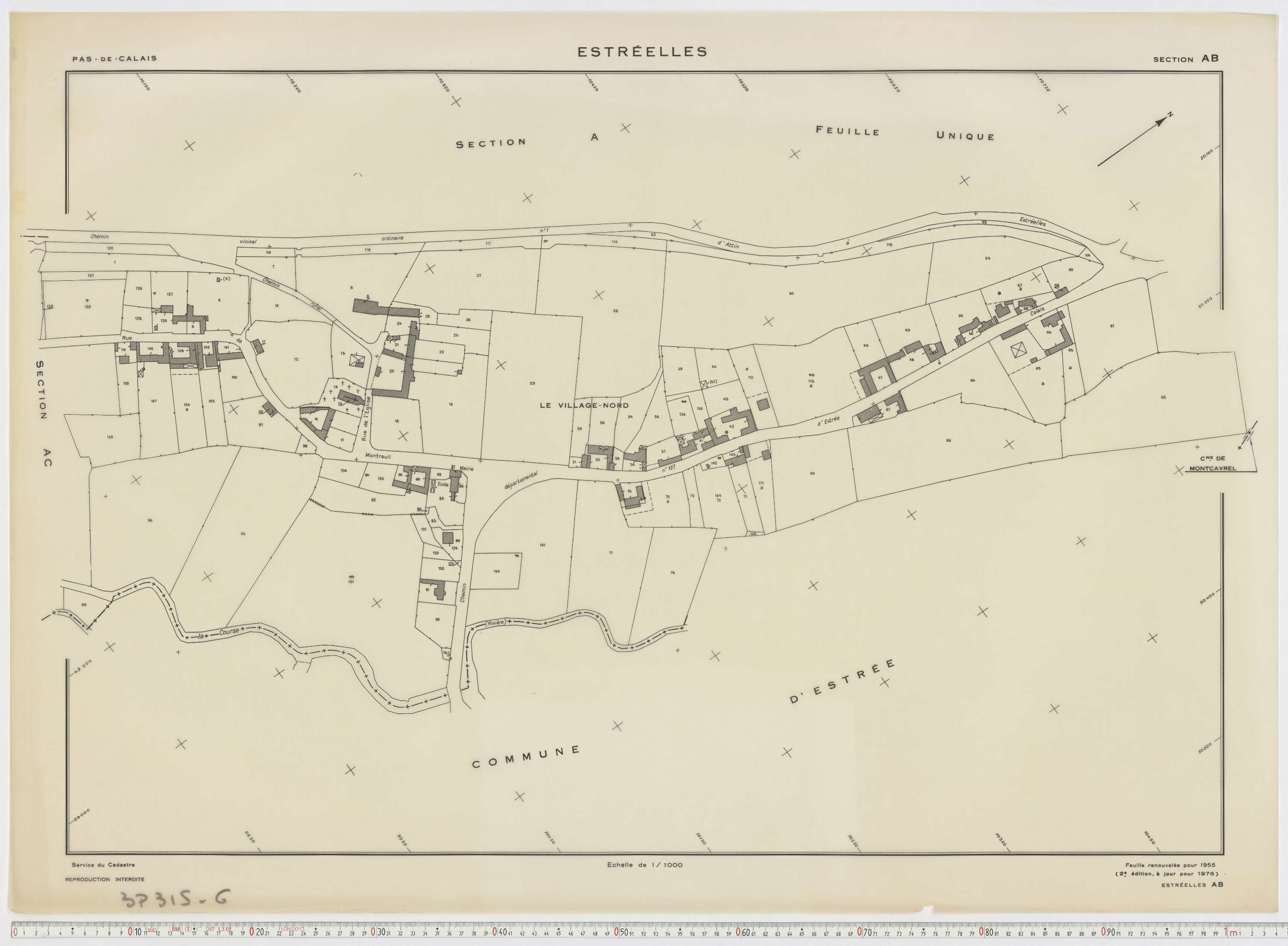 Estrée - Section AB.