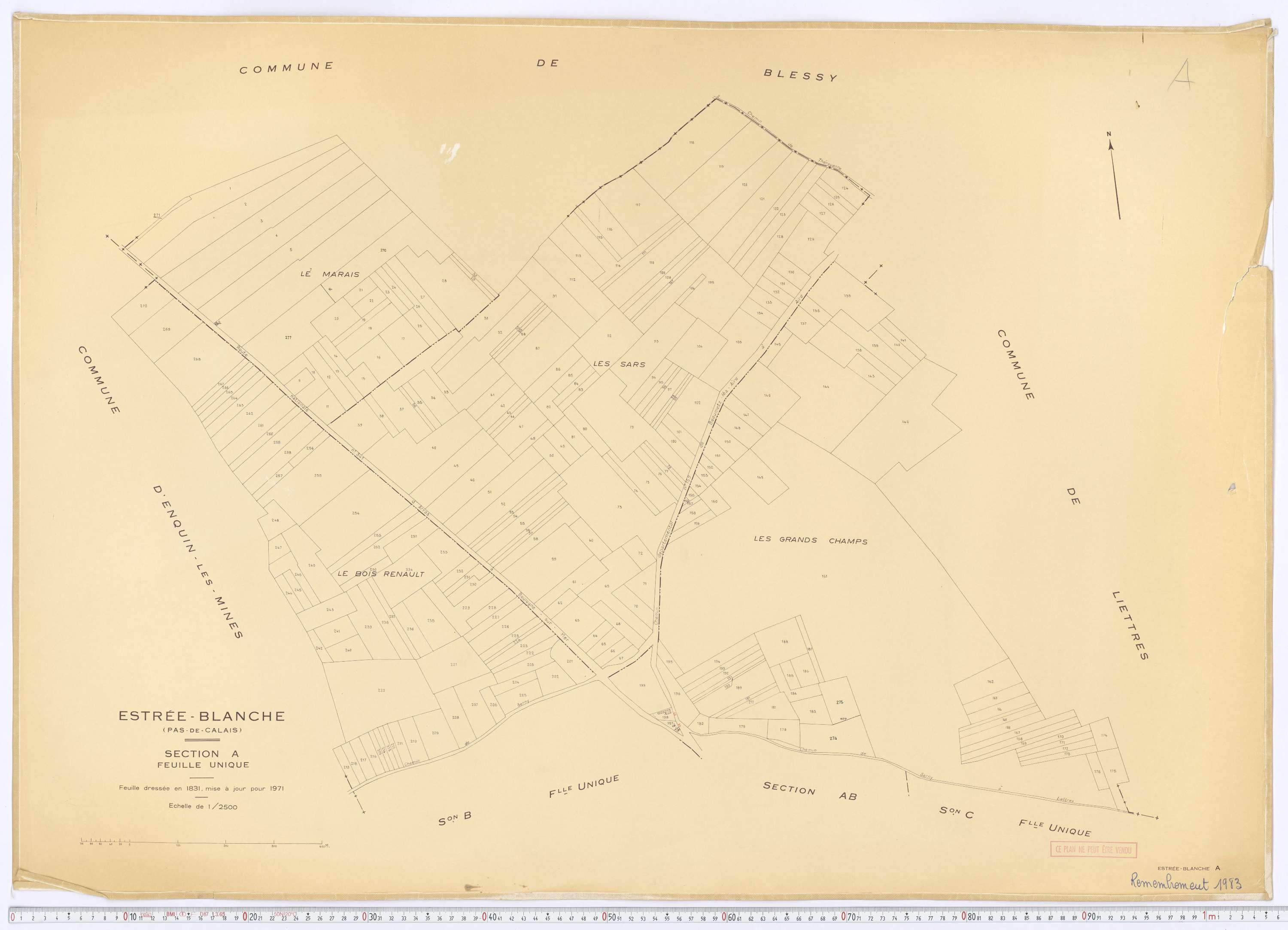 Estrée-Blanche - Section A.