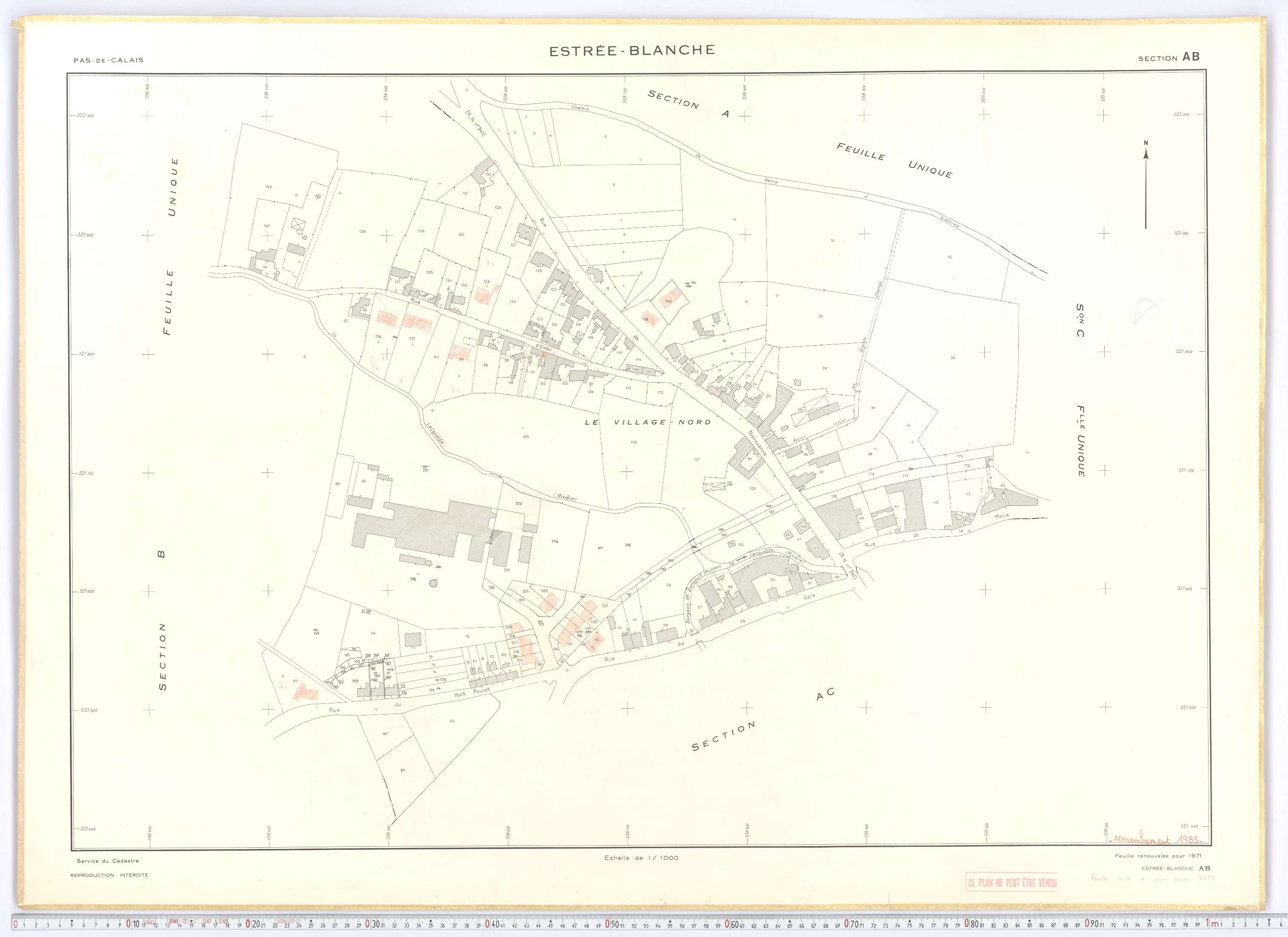Estrée-Blanche - Section AB.