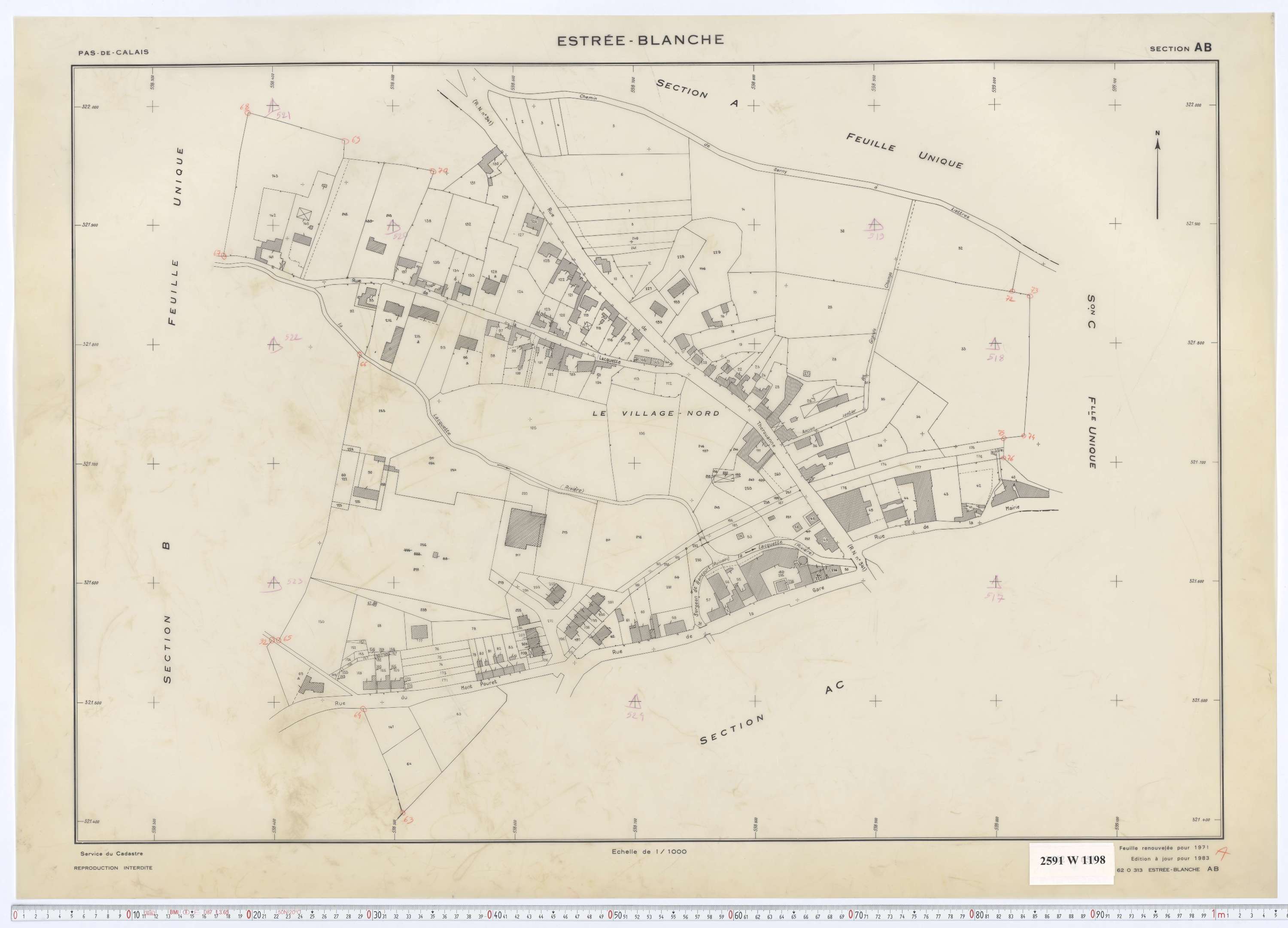 Estrée-Blanche - Section AB.