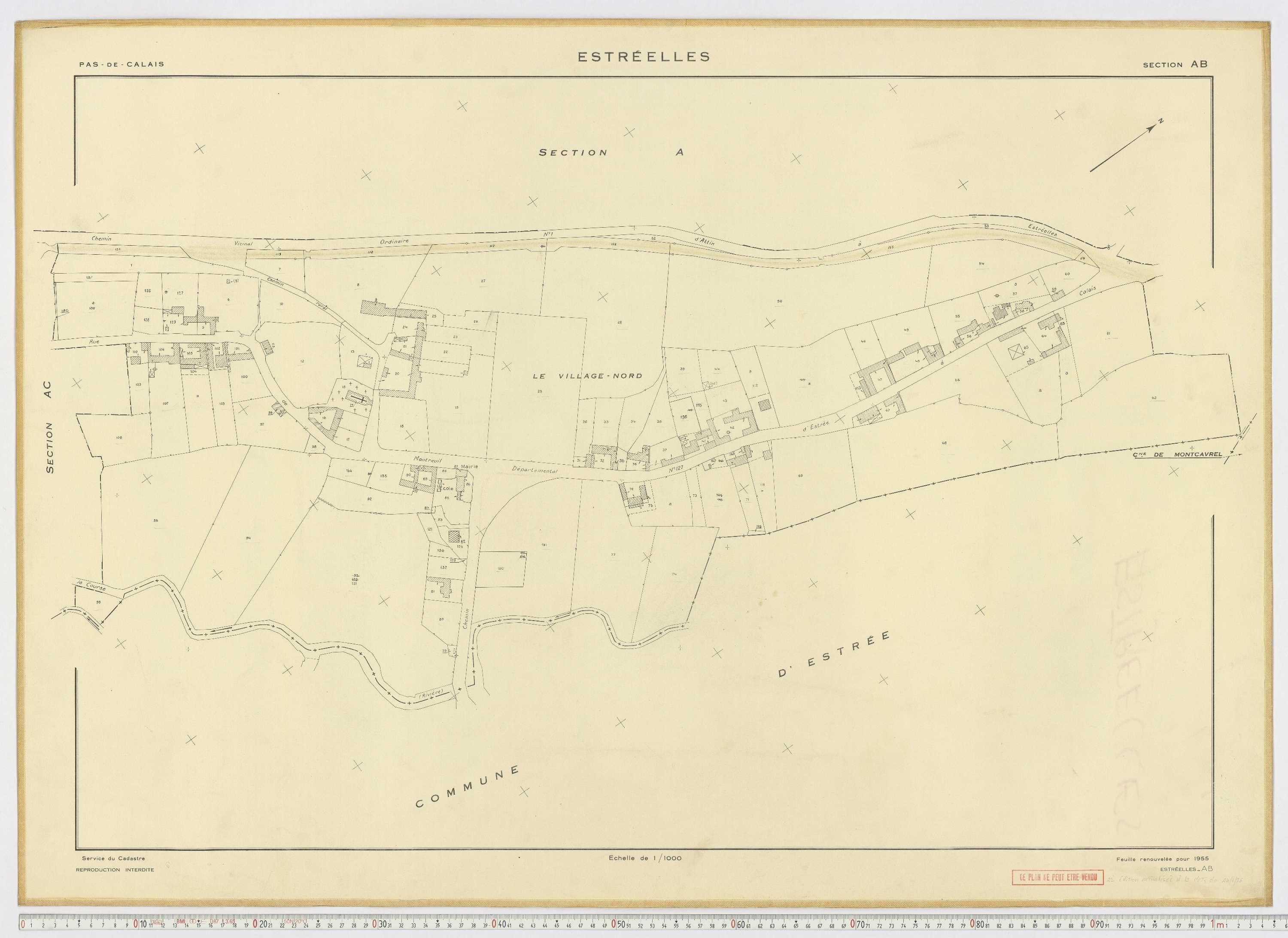 Estréelles - Section AB.