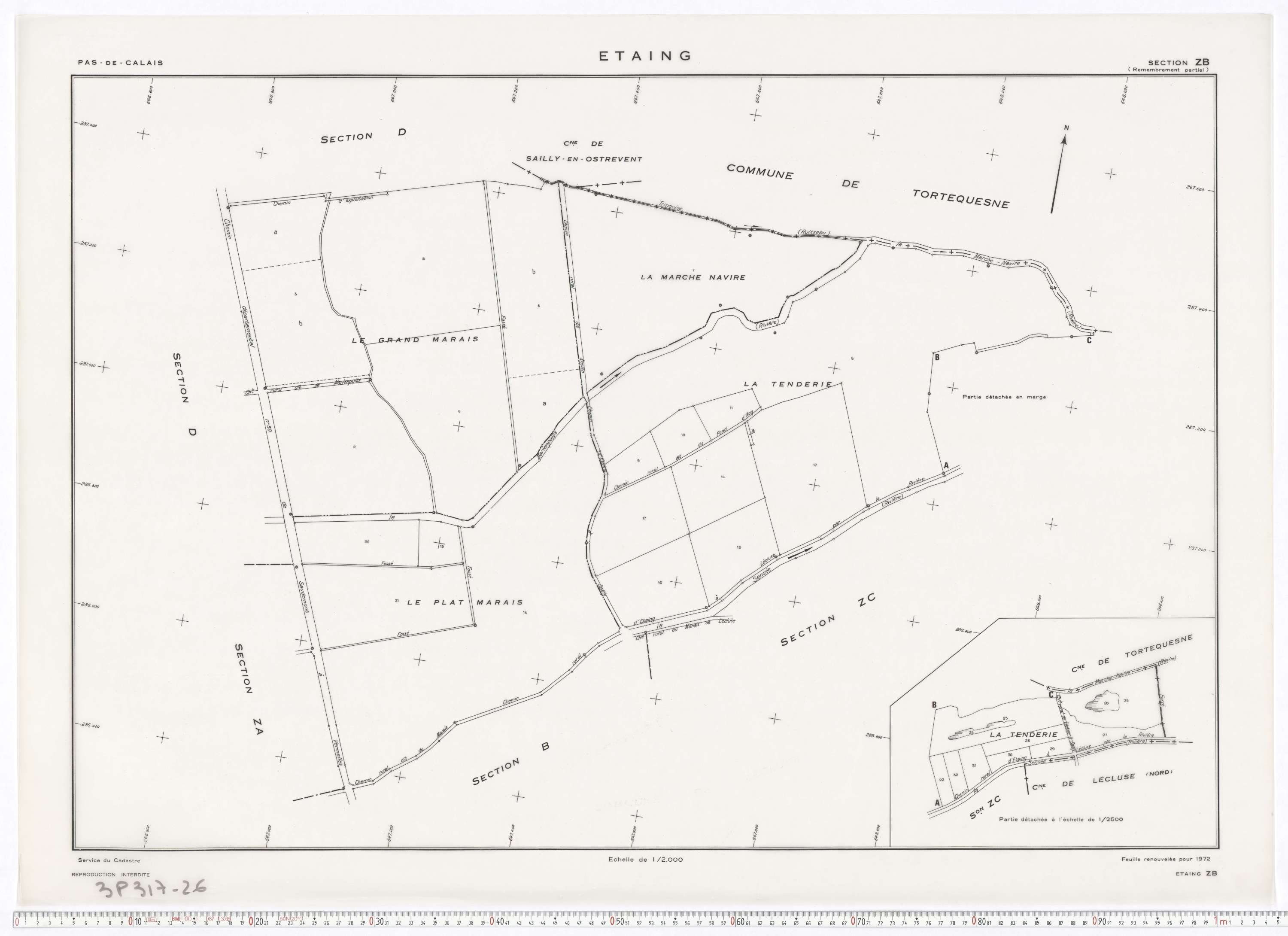 Étaing - Section ZB.