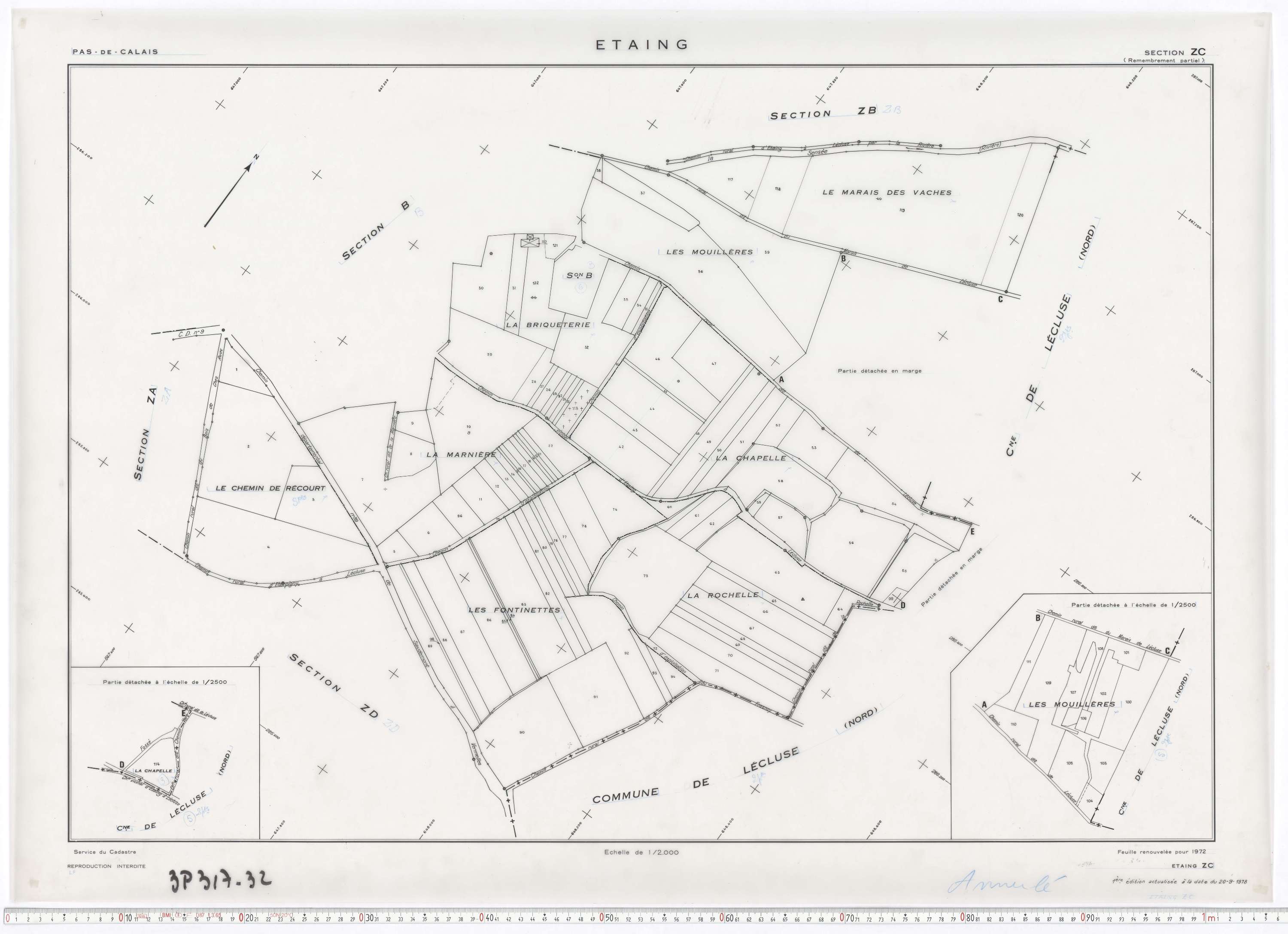Étaing - Section ZC.