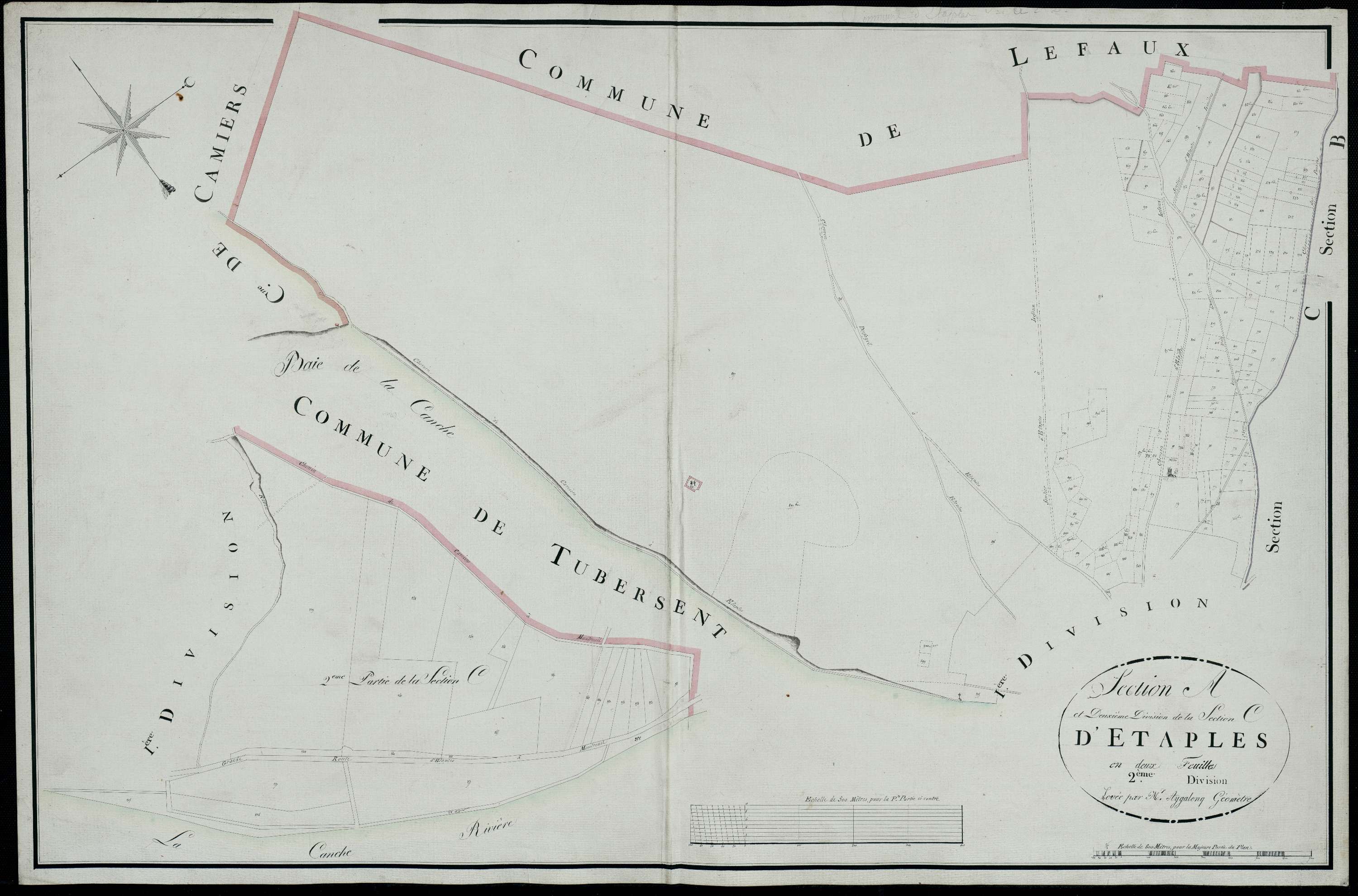 Étaples - Section A, 2e feuille , section C, 2e feuille