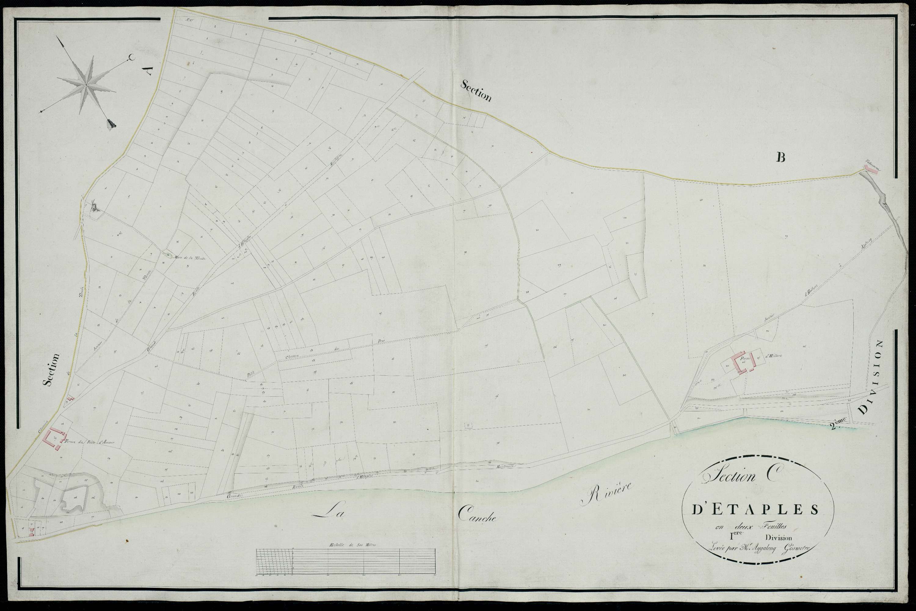 Étaples - Section C, 1re feuille