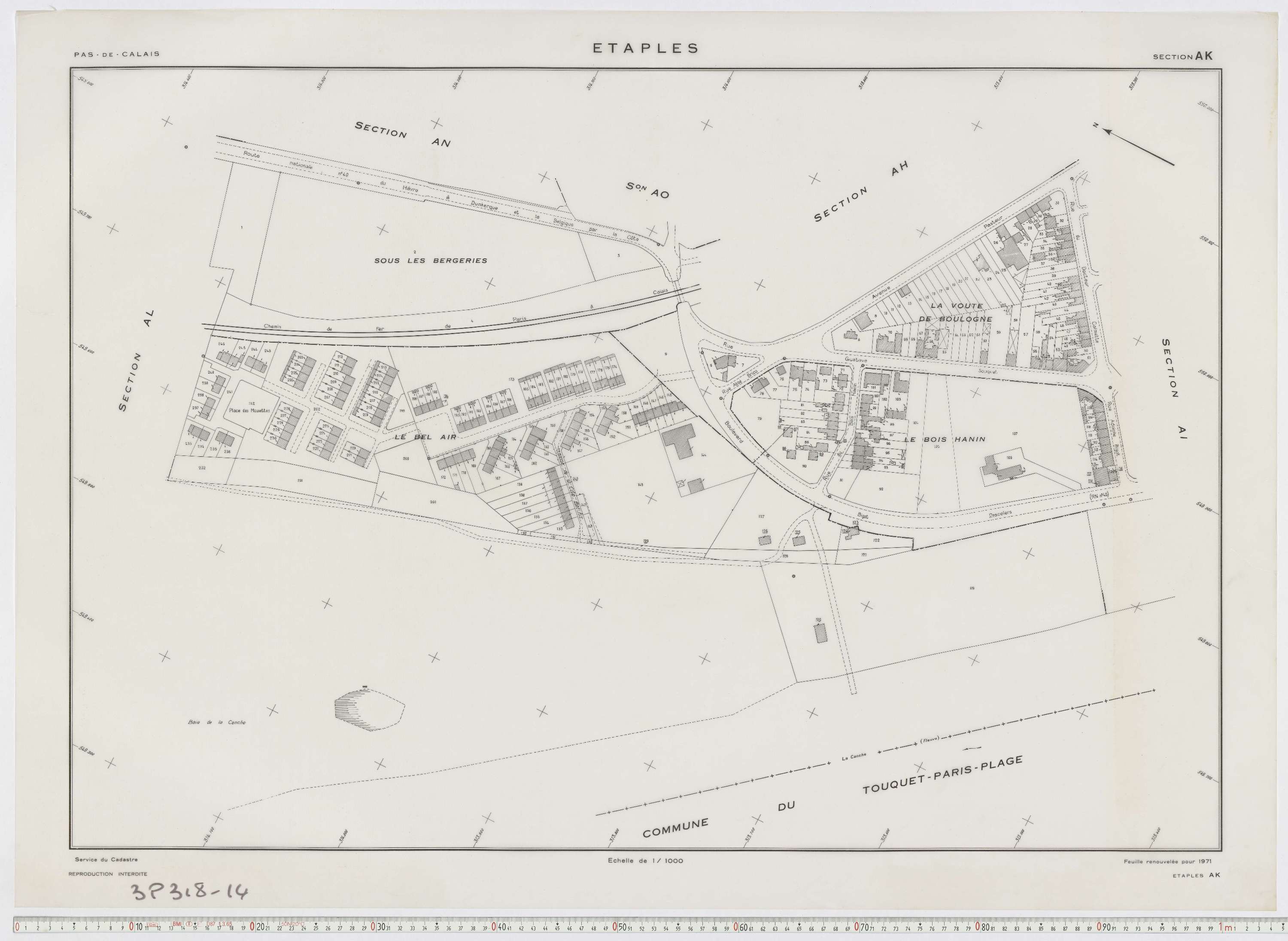 Étaples - Section AK.