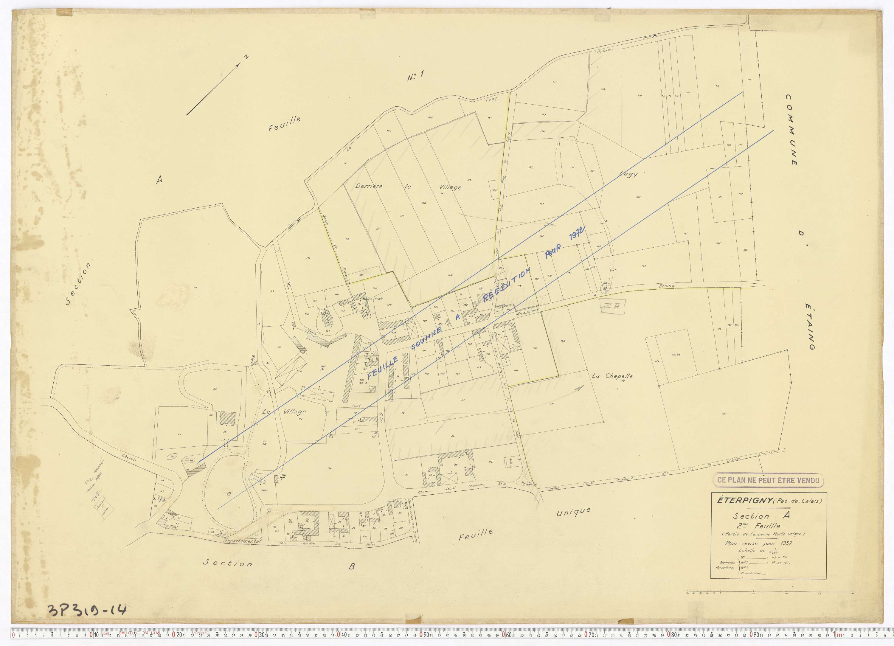 Éterpigny - Section A, feuille 2.