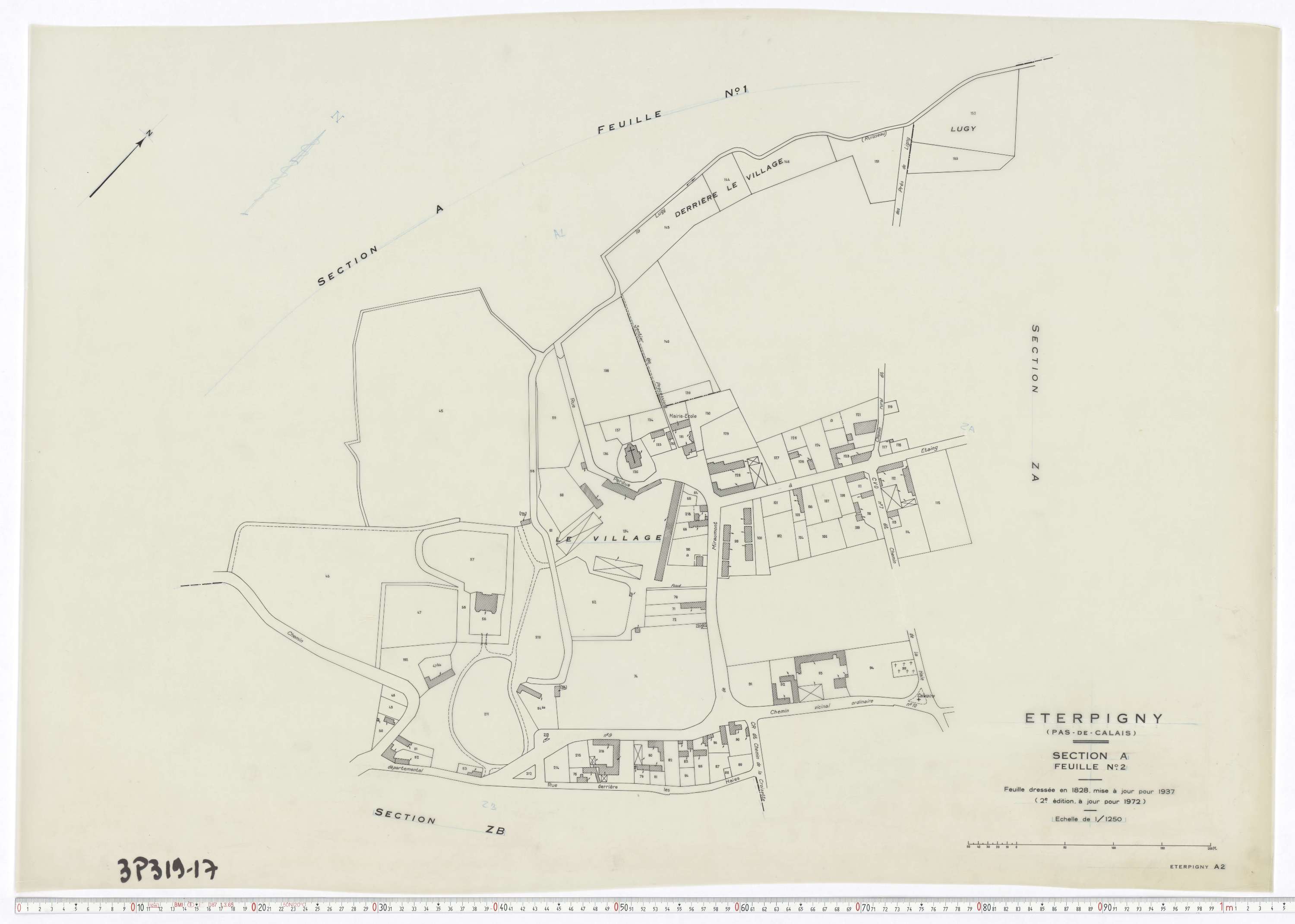 Éterpigny - Section A, feuille 2.