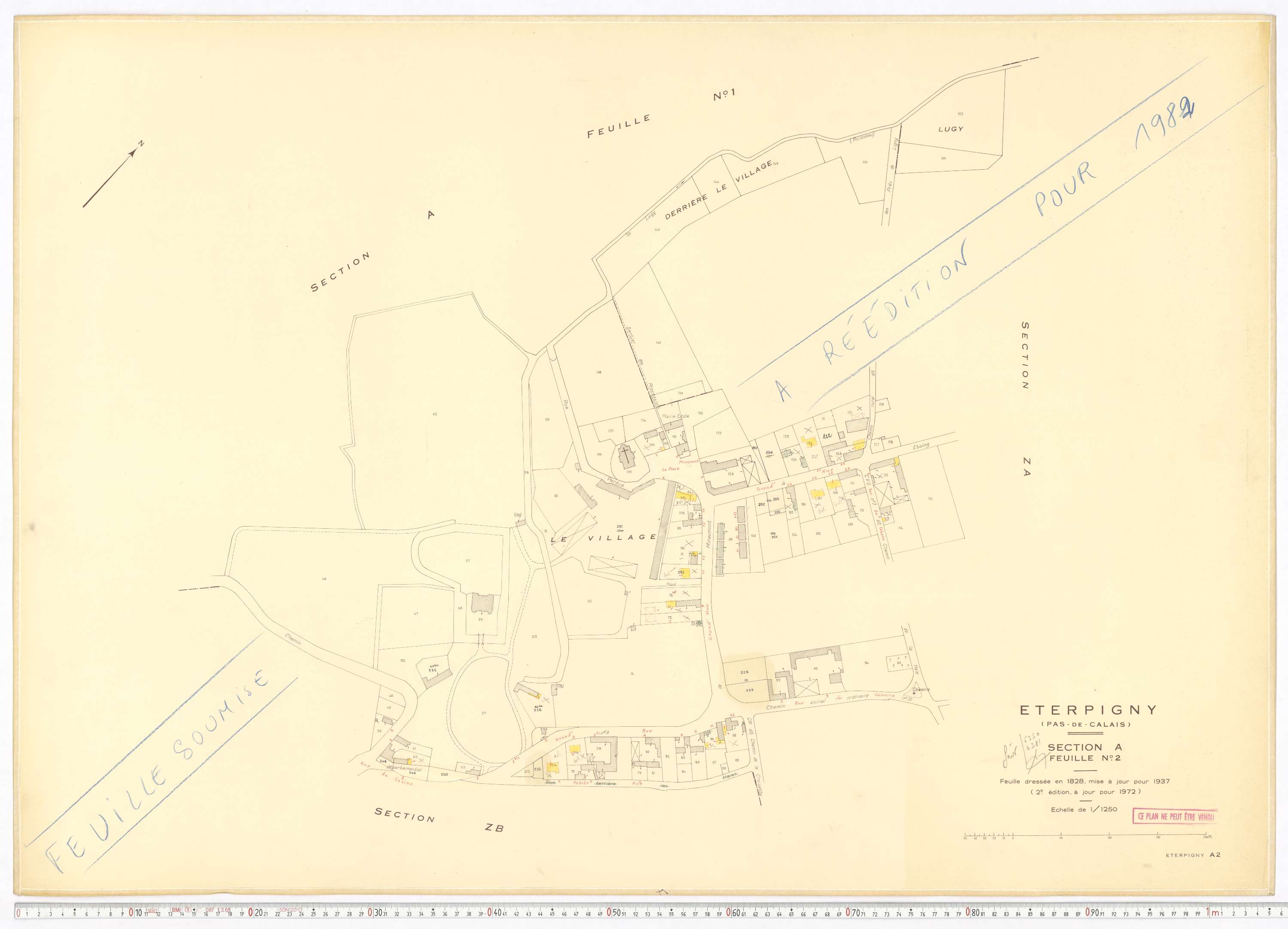 Éterpigny - Section A, feuille 2.