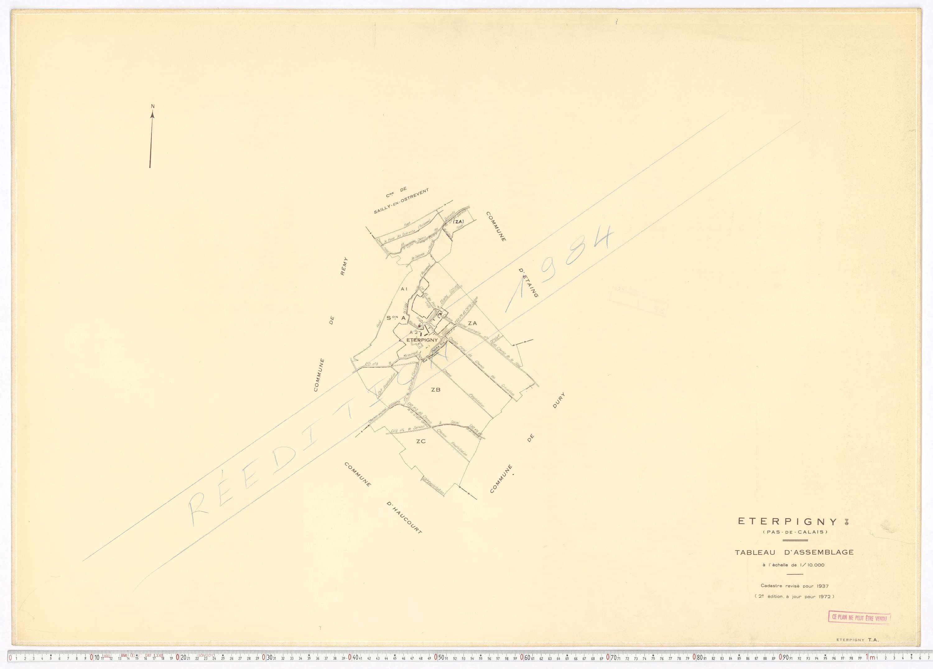 Éterpigny - Tableau d'assemblage.