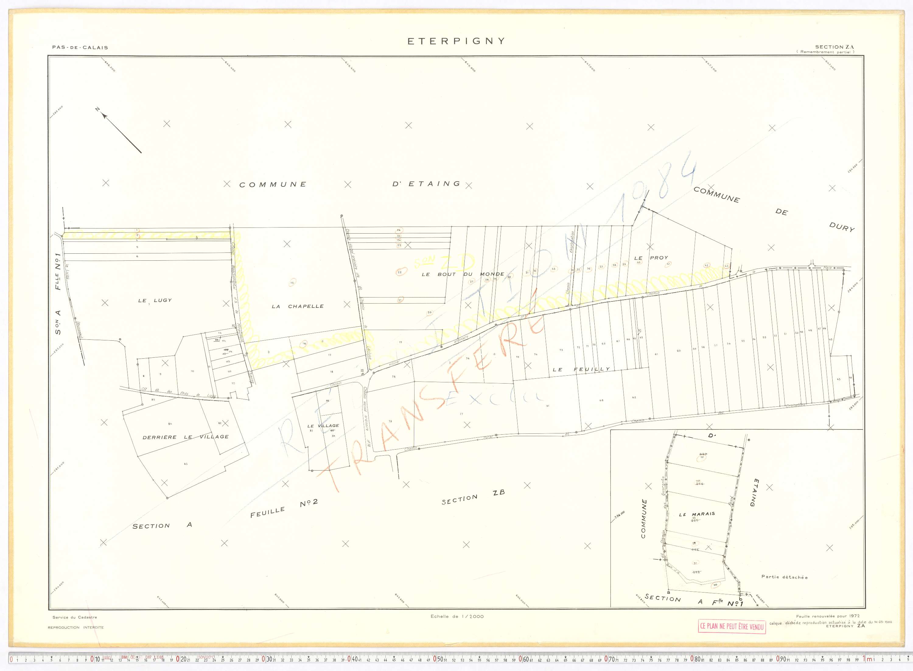 Éterpigny - Section ZA.