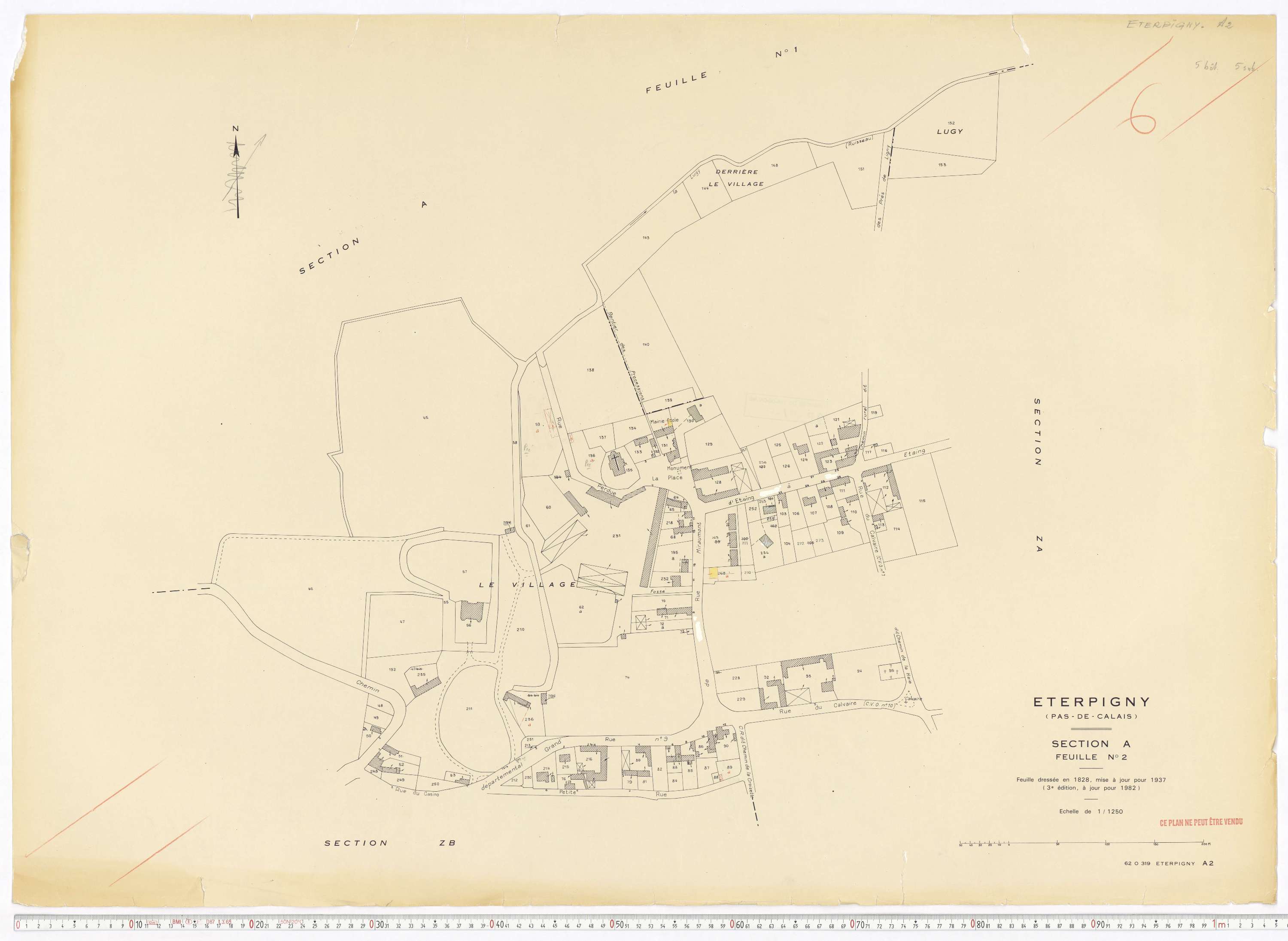 Éterpigny - Section A, feuille 2.