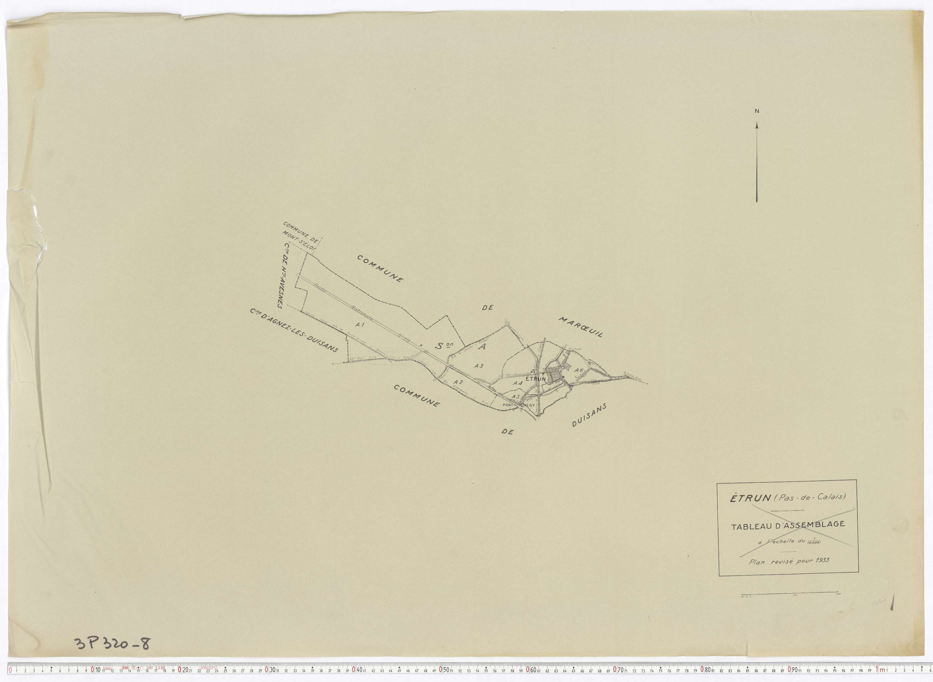 Étrun - Tableau d'assemblage.