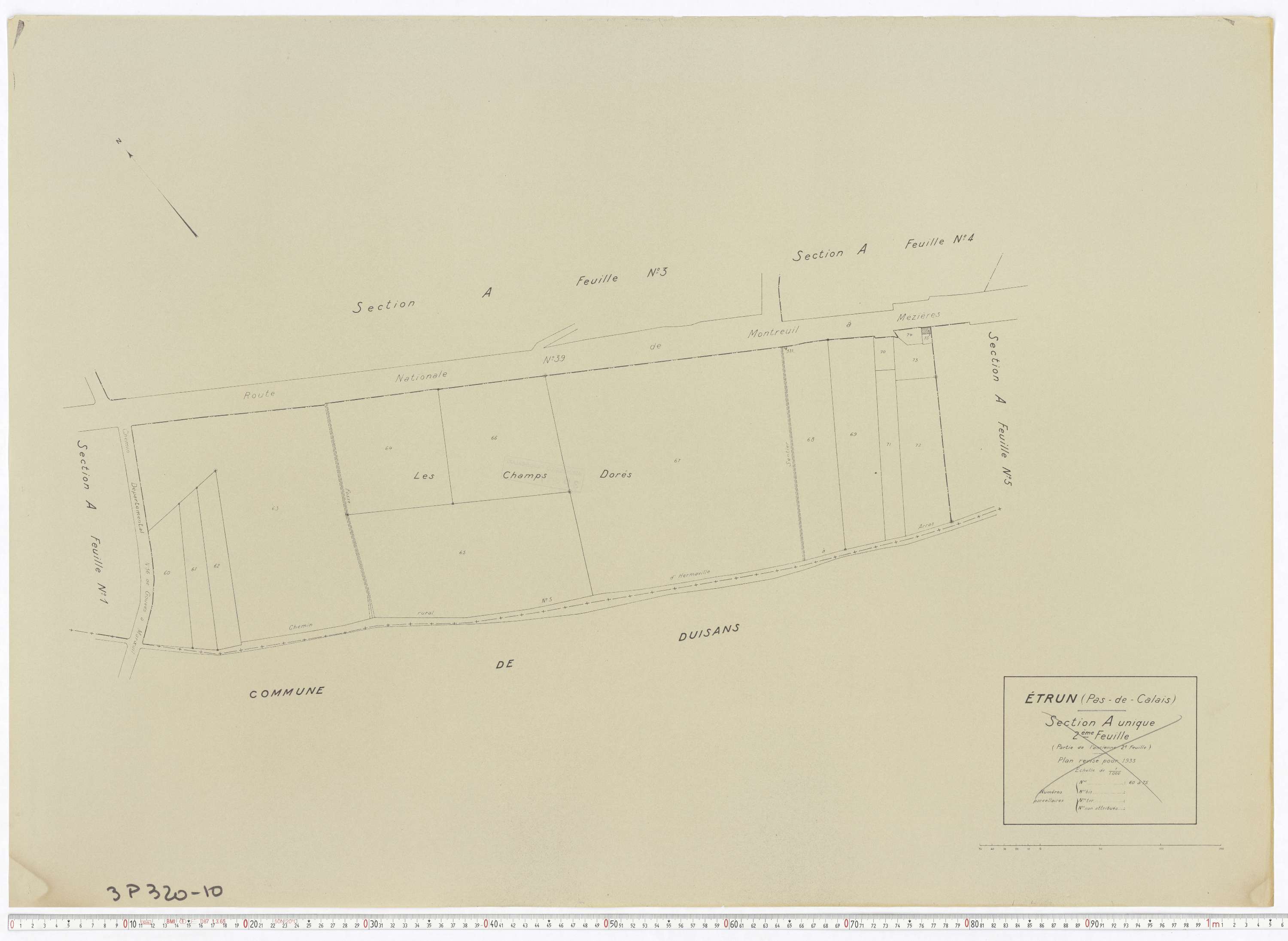 Étrun - Section A, feuille 2.