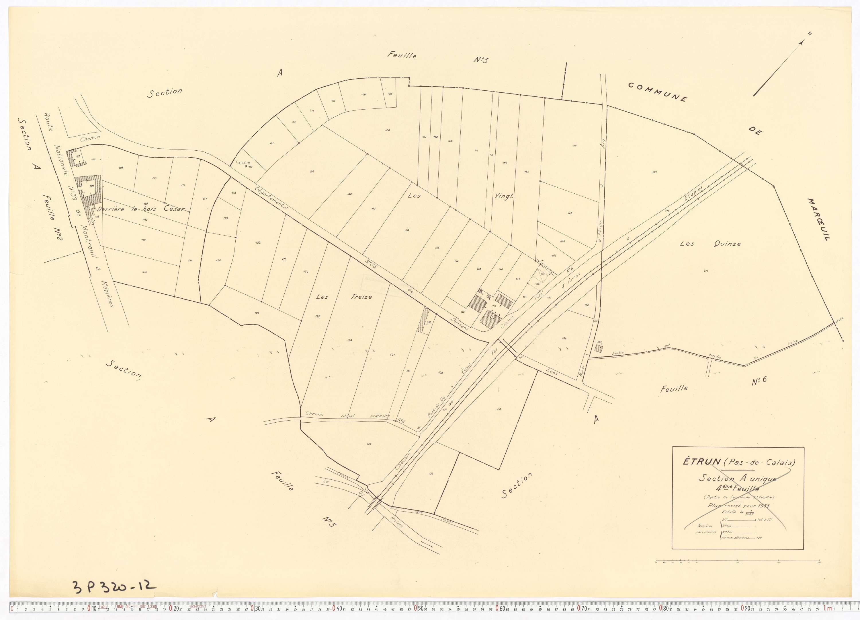 Étrun - Section A, feuille 4.
