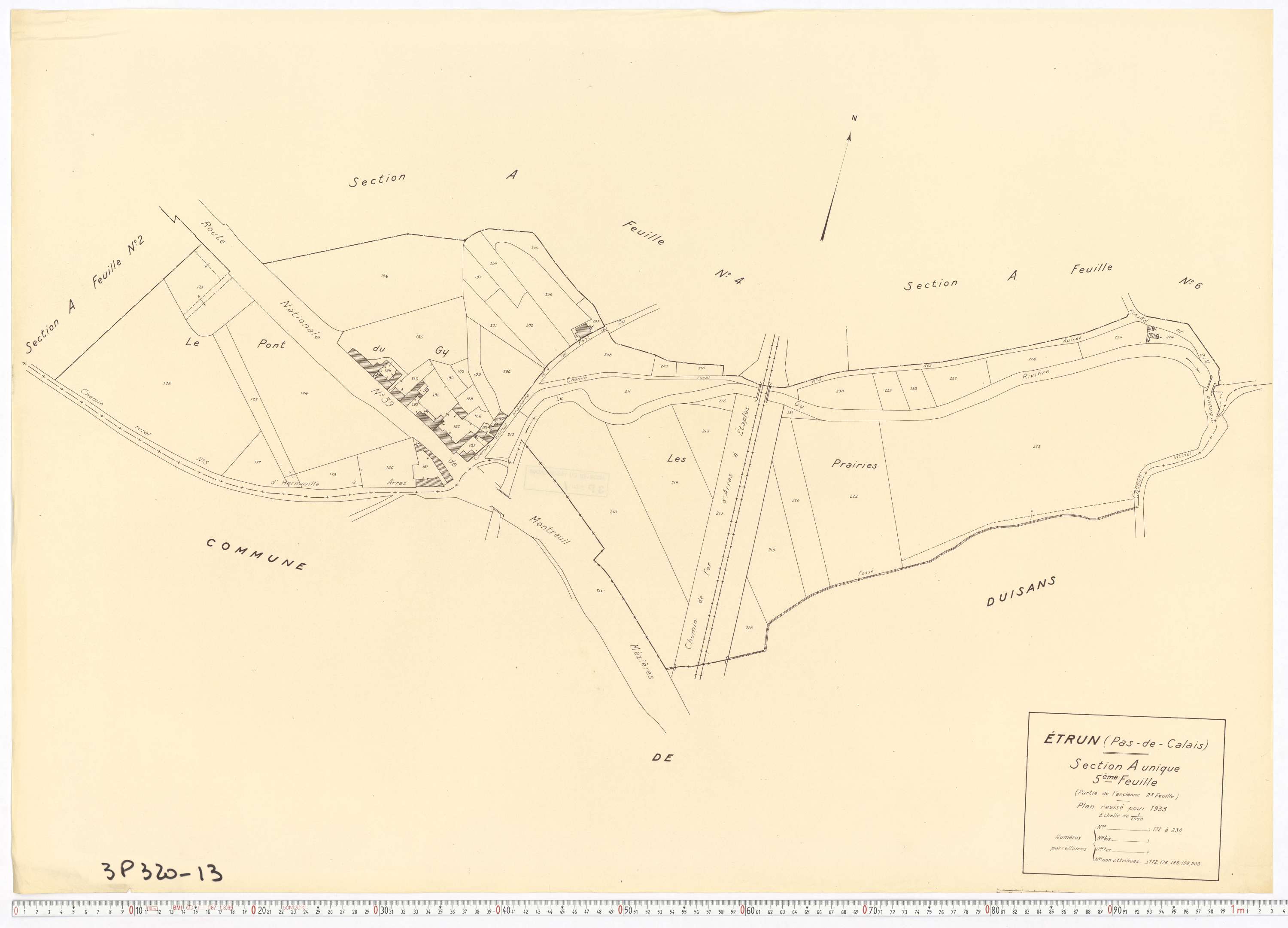 Étrun - Section A, feuille 5.
