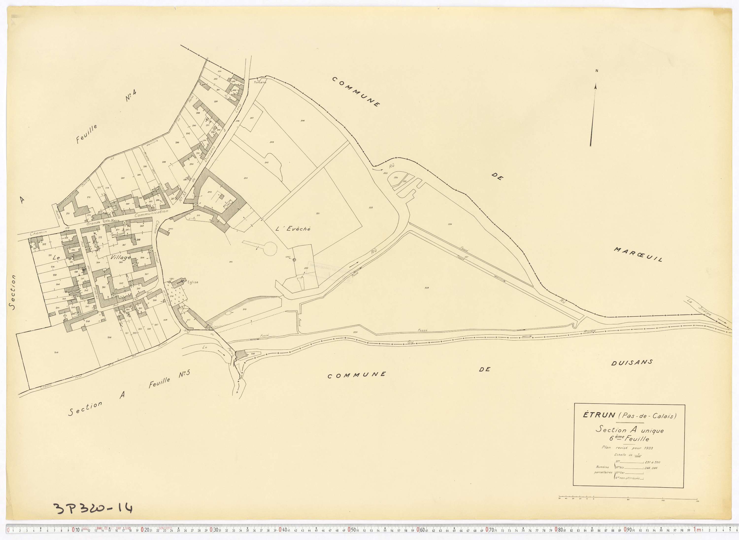 Étrun - Section A, feuille 6.