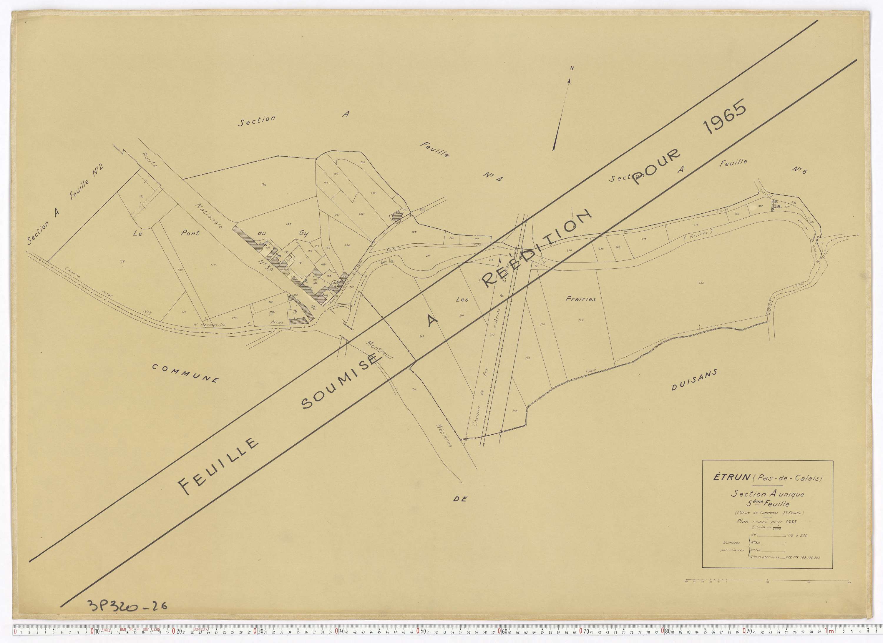 Étrun - Section A, feuille 5.