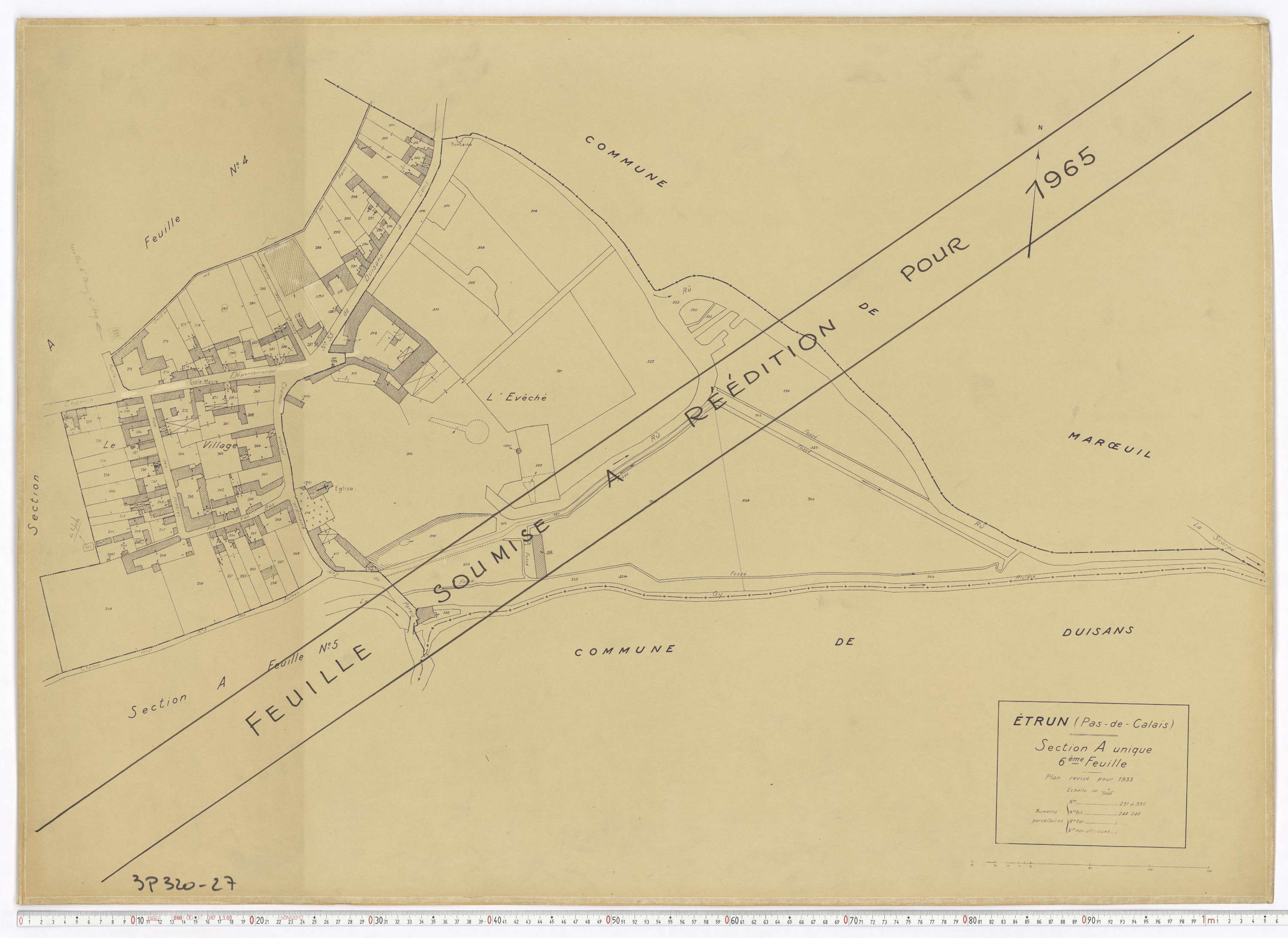Étrun - Section A, feuille 6.