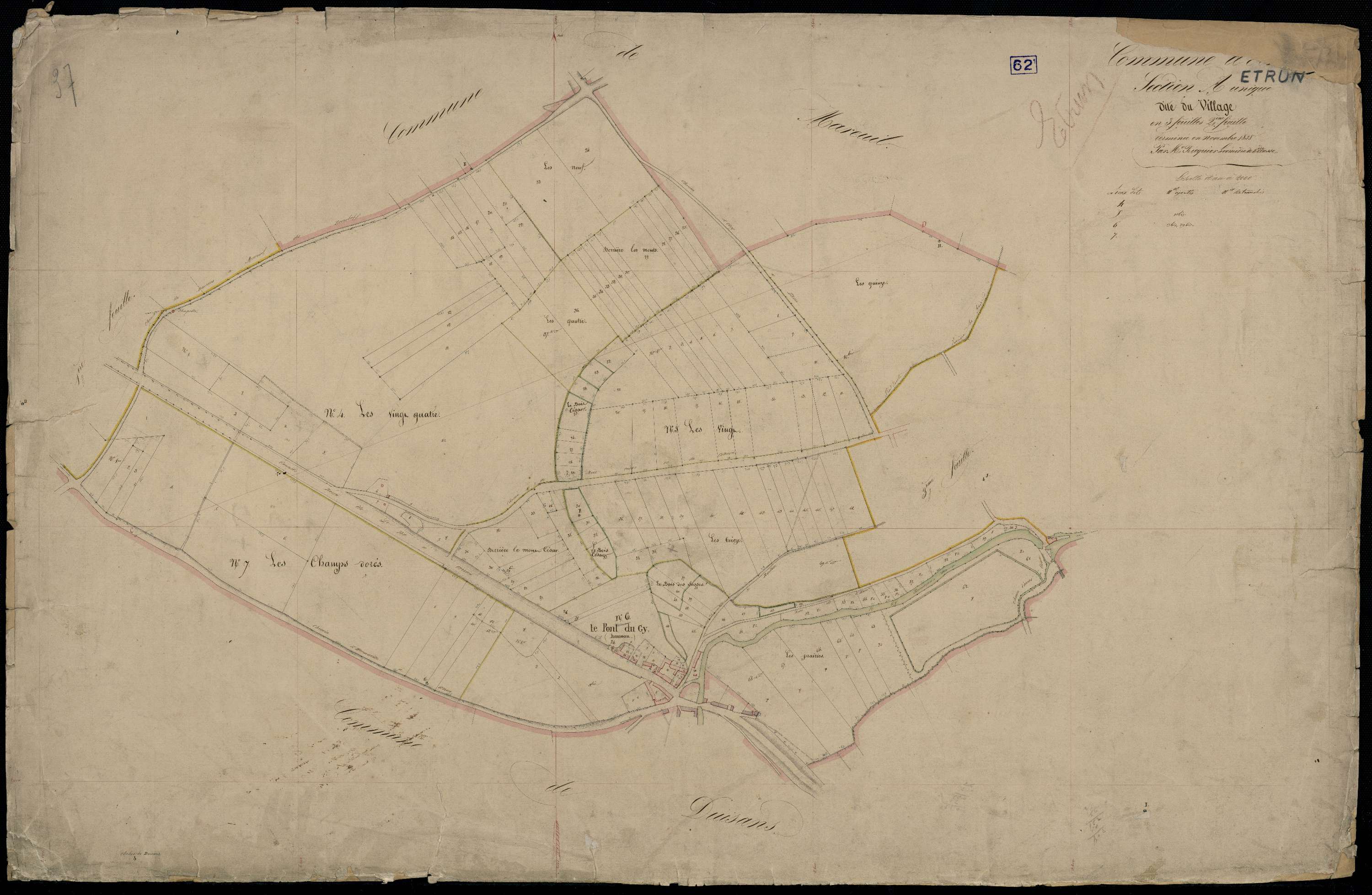 Étrun - Section A, 2e feuille