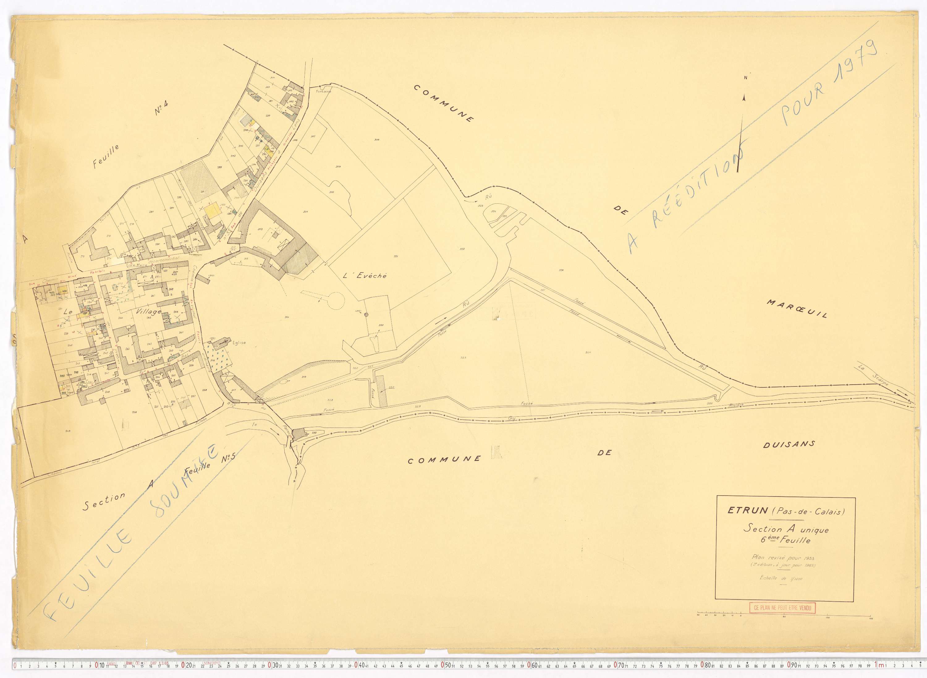 Étrun - Section A, feuille 6.
