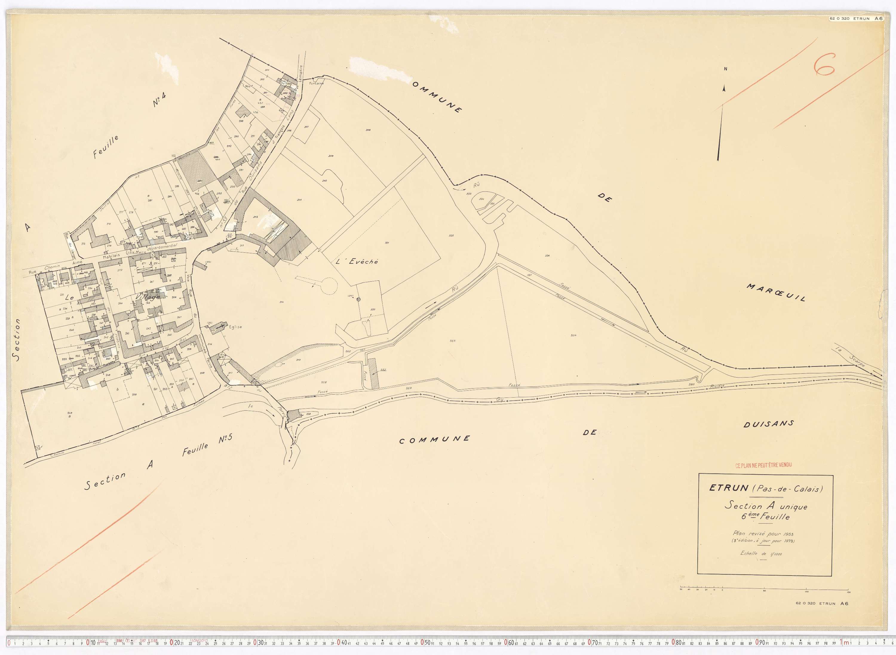 Étrun - Section A, feuille 6.