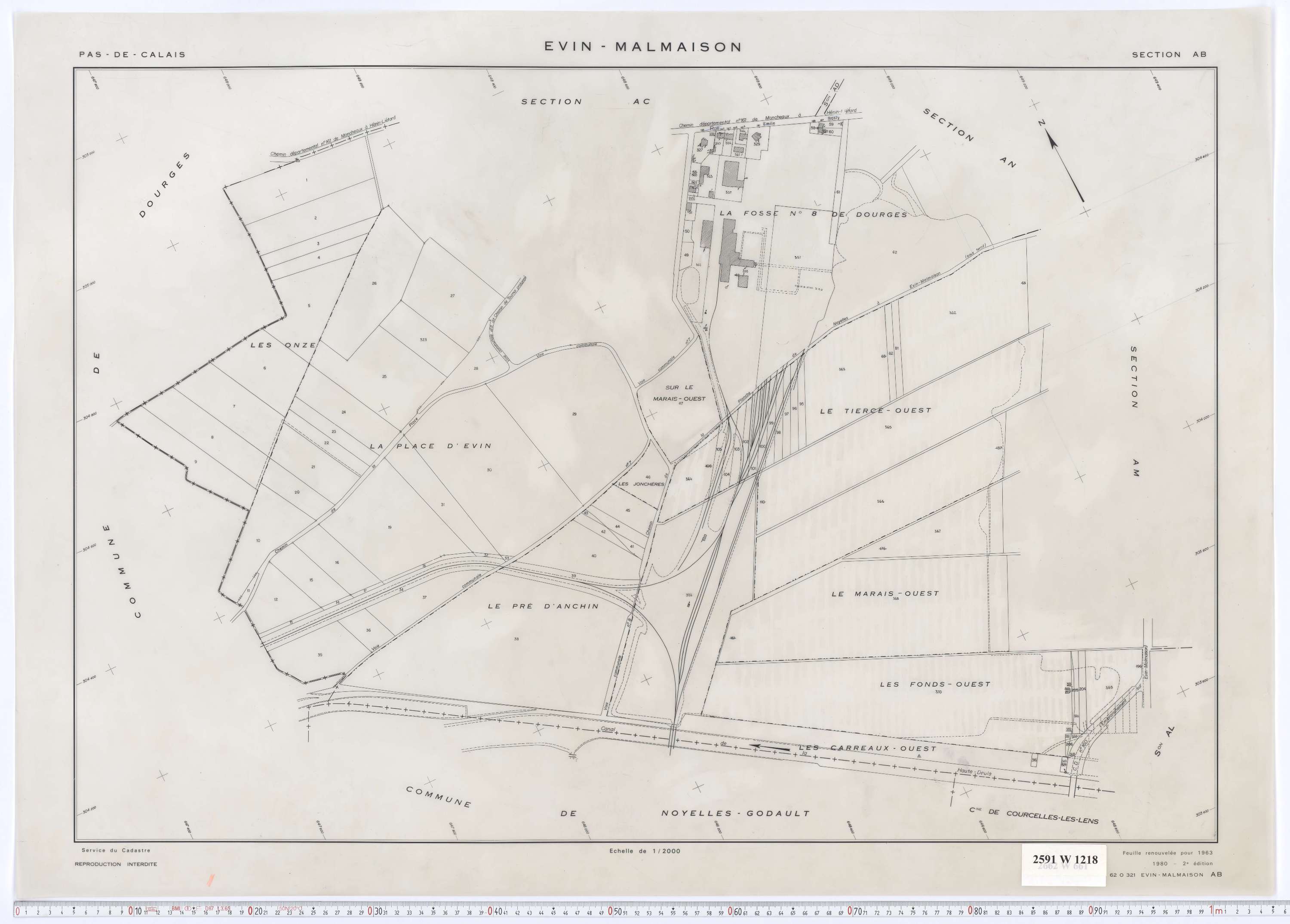 Évin-Malmaison - Section AB.