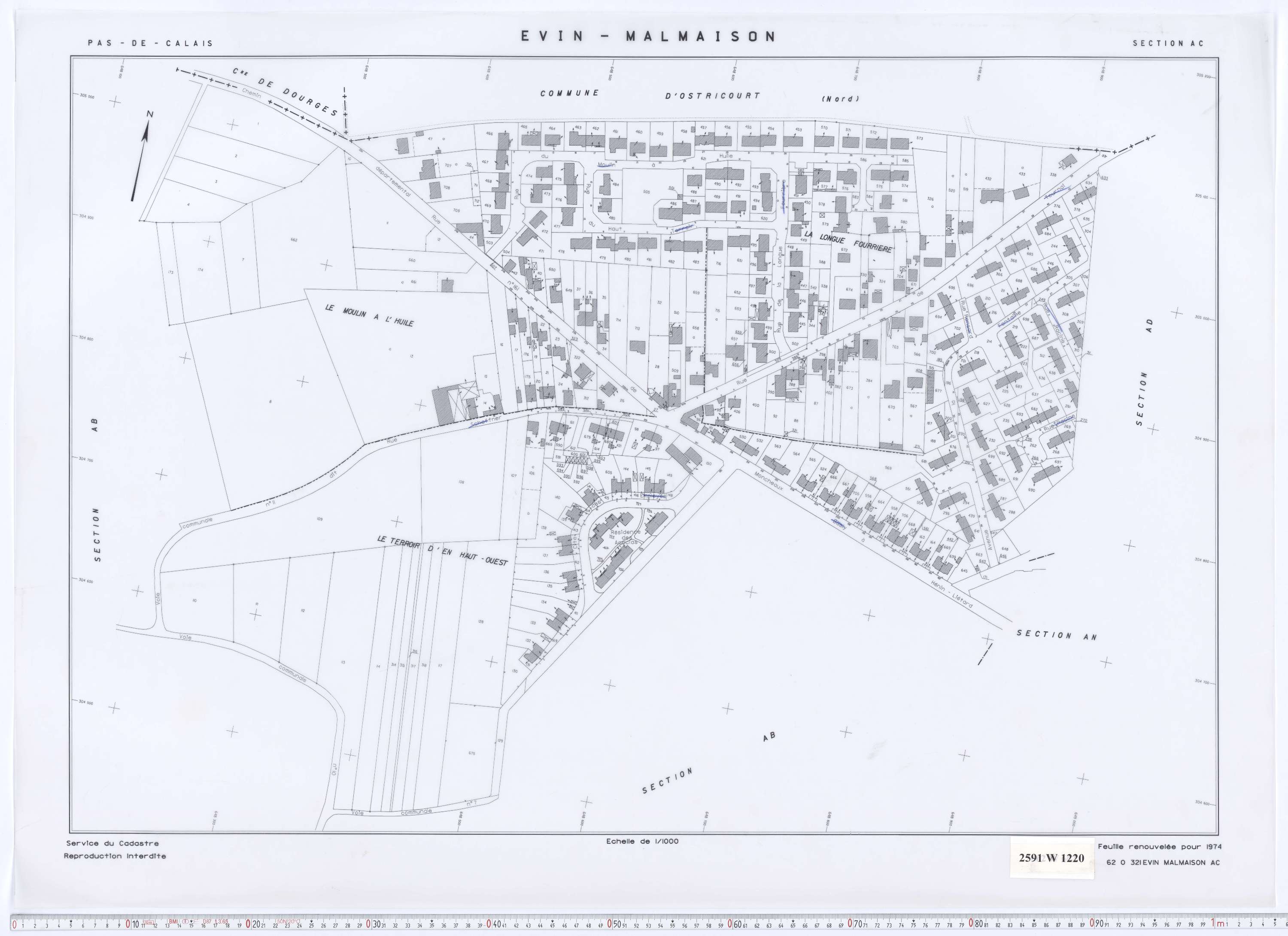 Évin-Malmaison - Section AC.